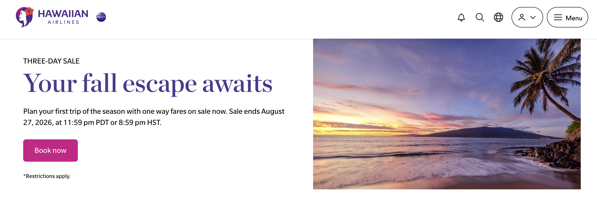 Hawaiian Airlines Fall Sale: Every Deal From Hawaiʻi on One Map (Ends Aug 27)