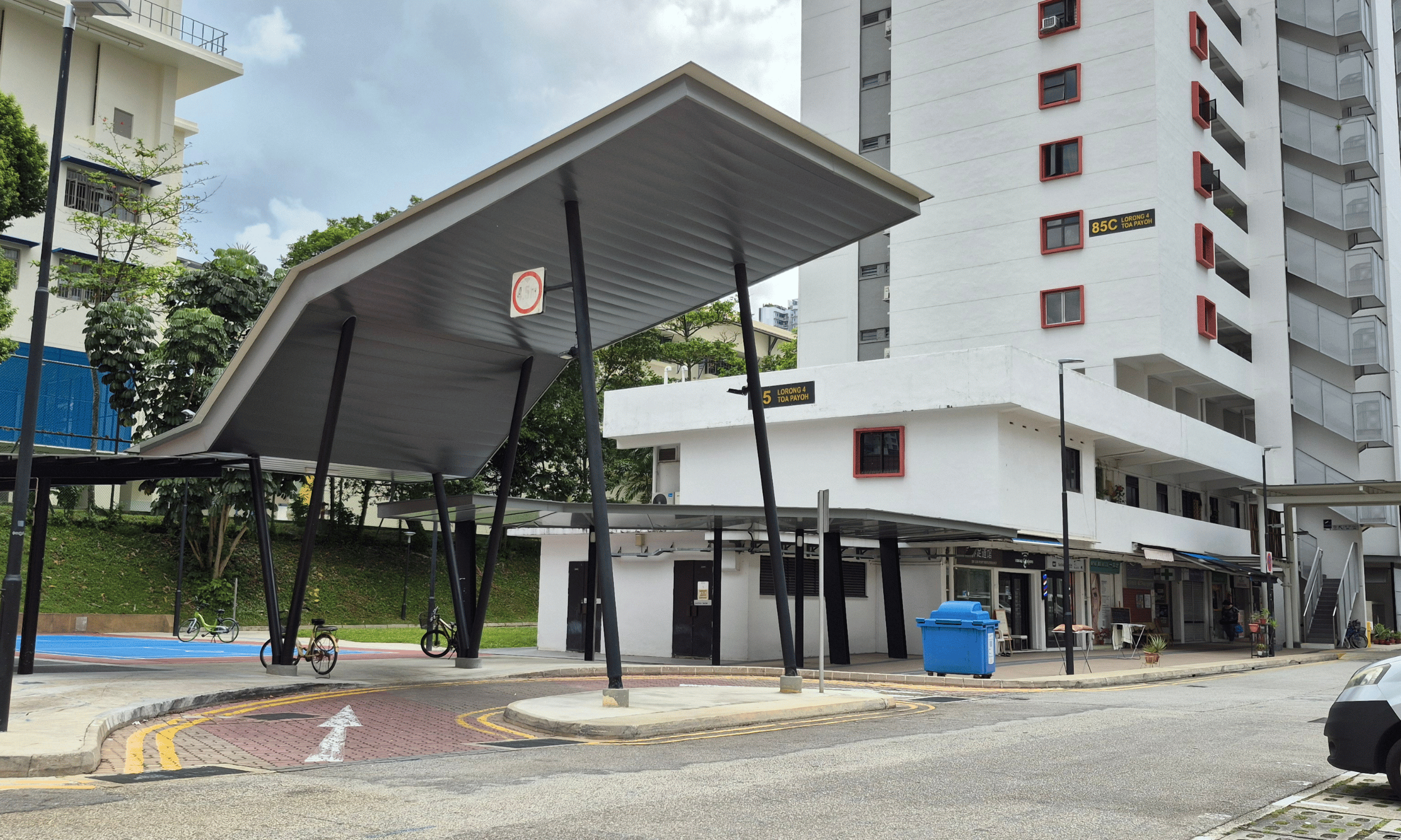 High Covered Drop off Points