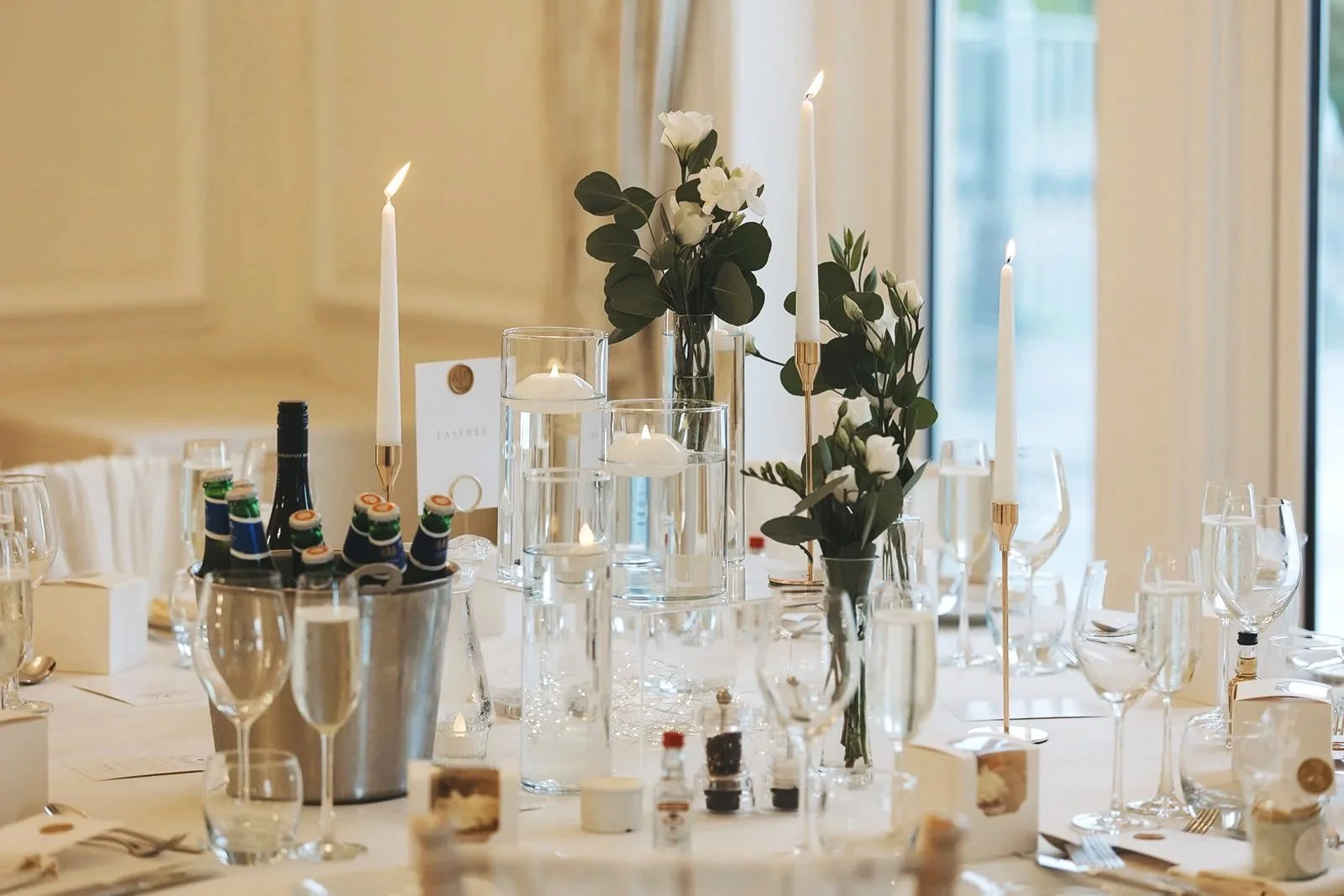 West Tower wedding styling