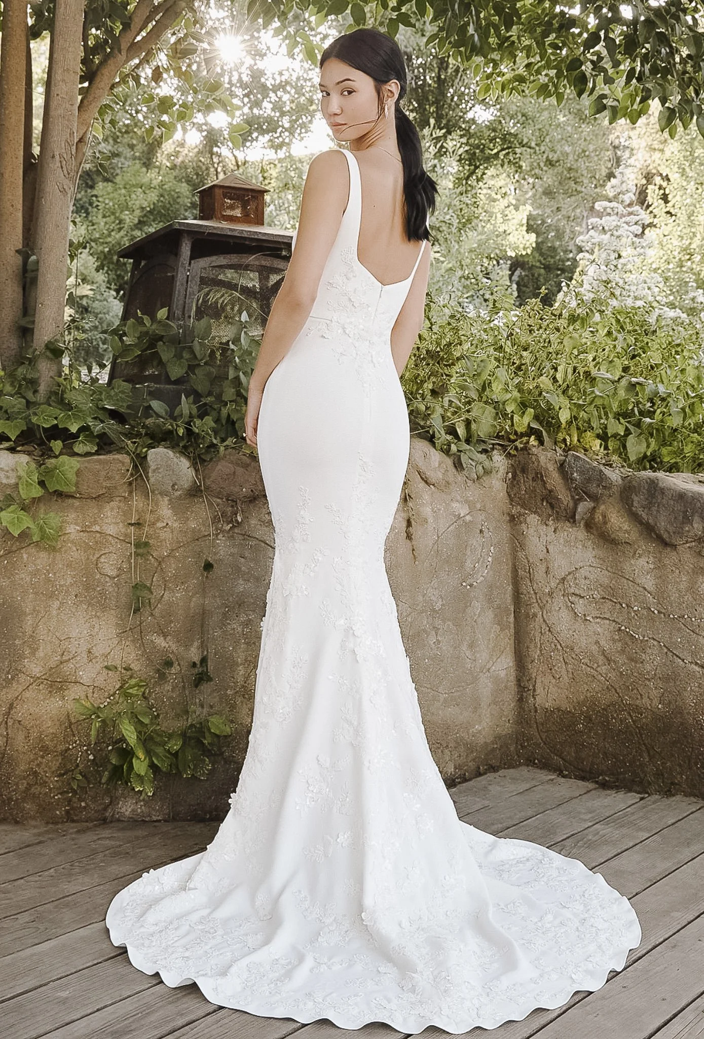 asablanca wedding dress with full tulle skirt, Alexander Wedding Co Formby