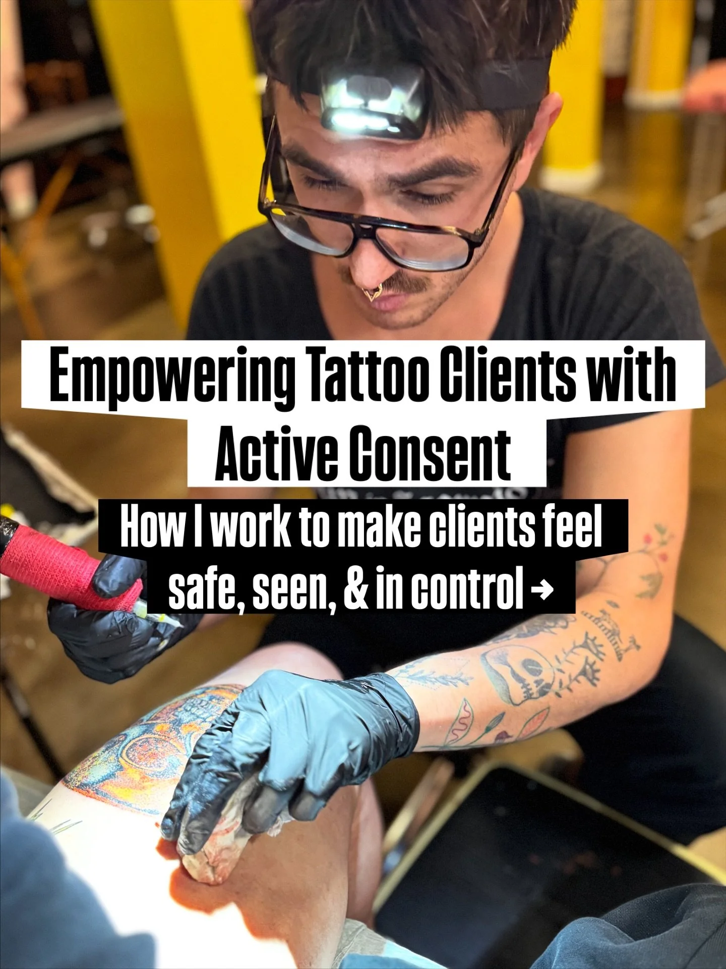 Tattoos are an act of empowerment, it&rsquo;s all about choosing what you want for your body. In my consent-based practice, your body is always your choice 🫶

My job as a tattoo artist is to create art for YOU. It&rsquo;s my greatest privilege, and 