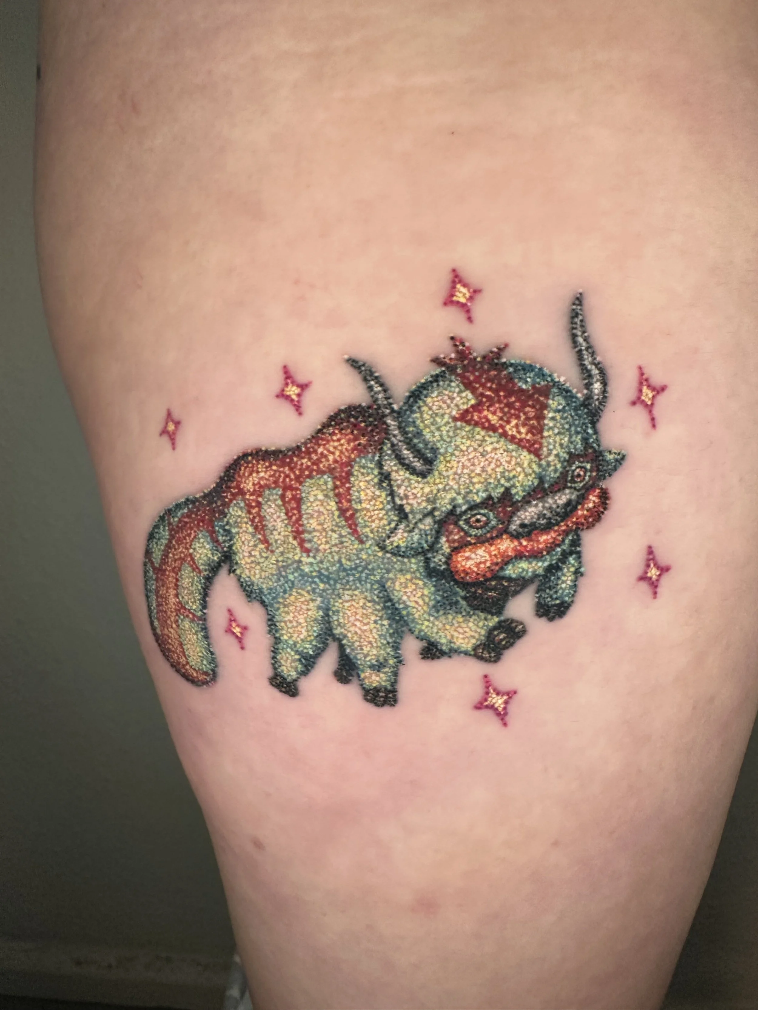 1 month healed