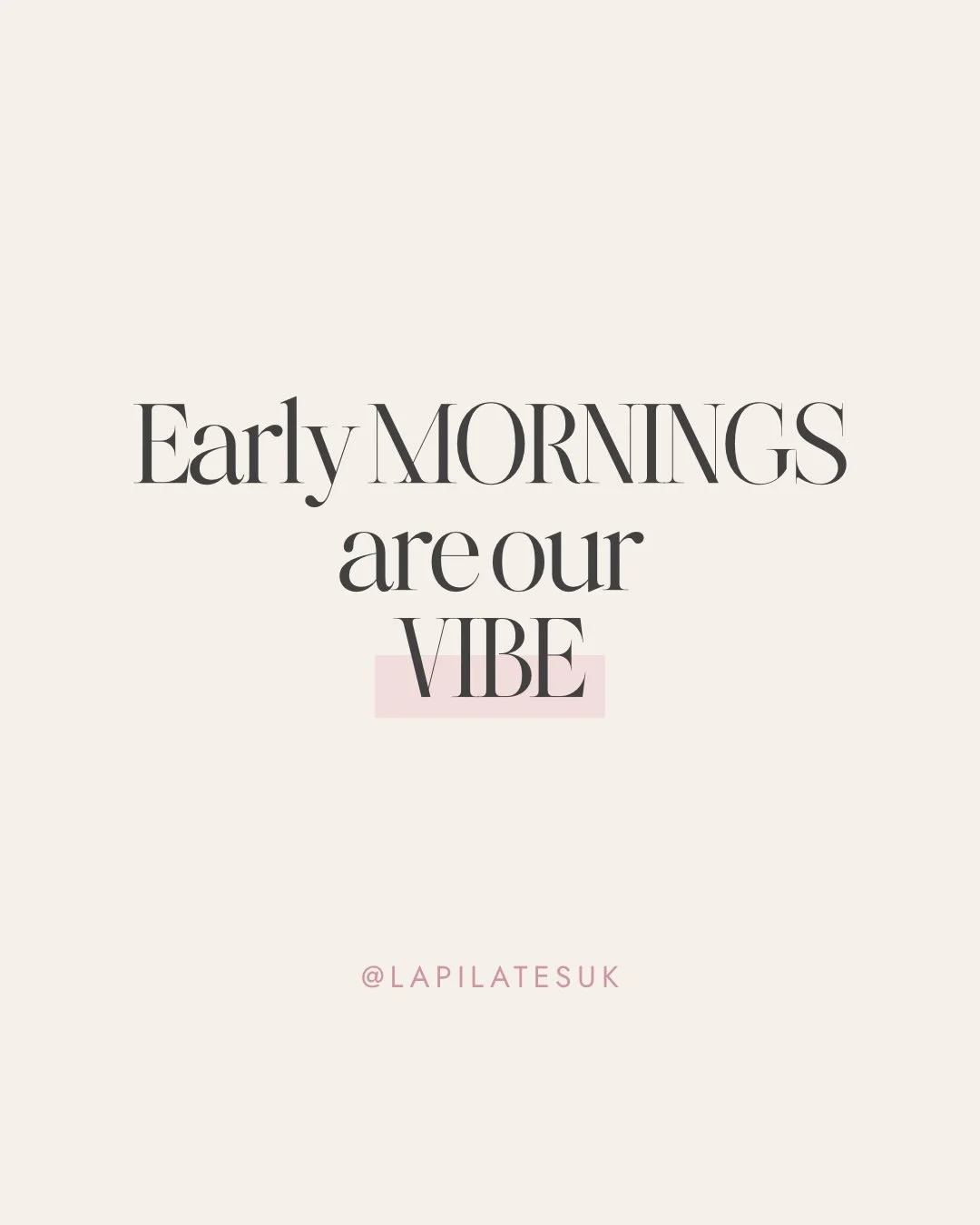 Hands up if you&rsquo;re a morning Pilates kinda person 🙌🏻

We love our morning sessions, best thing&hellip;. You&rsquo;re done and ready for the day before some people are even up.

Starting your day the best day with the best people 🫶🏼🫶🏼 it&r