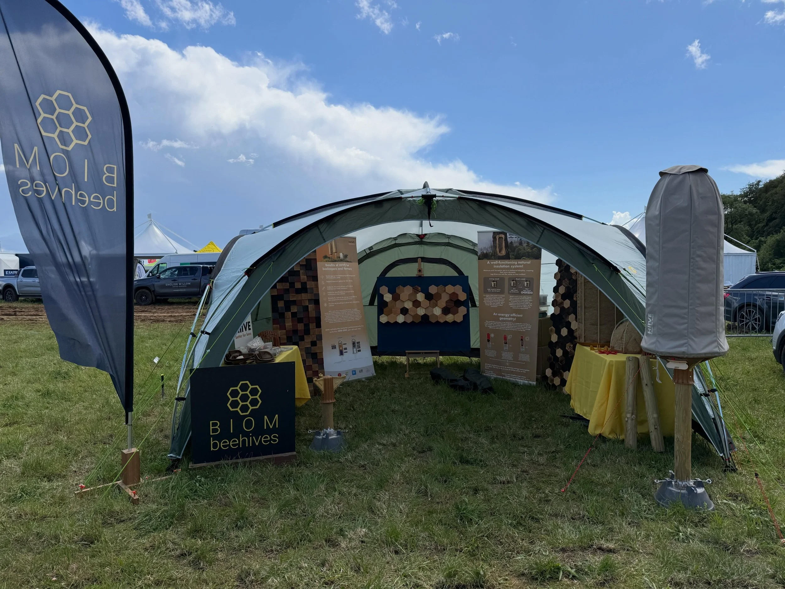 A quick photo of @biombeehives at stand 259 for @cerealseventuk 2026 before heading to Banbury for some R&amp;R ahead of a busy 2 days. 
Thanks to @hiive_official for their continued guidance in sustainable honeybee stewardship here in the UK, and @f