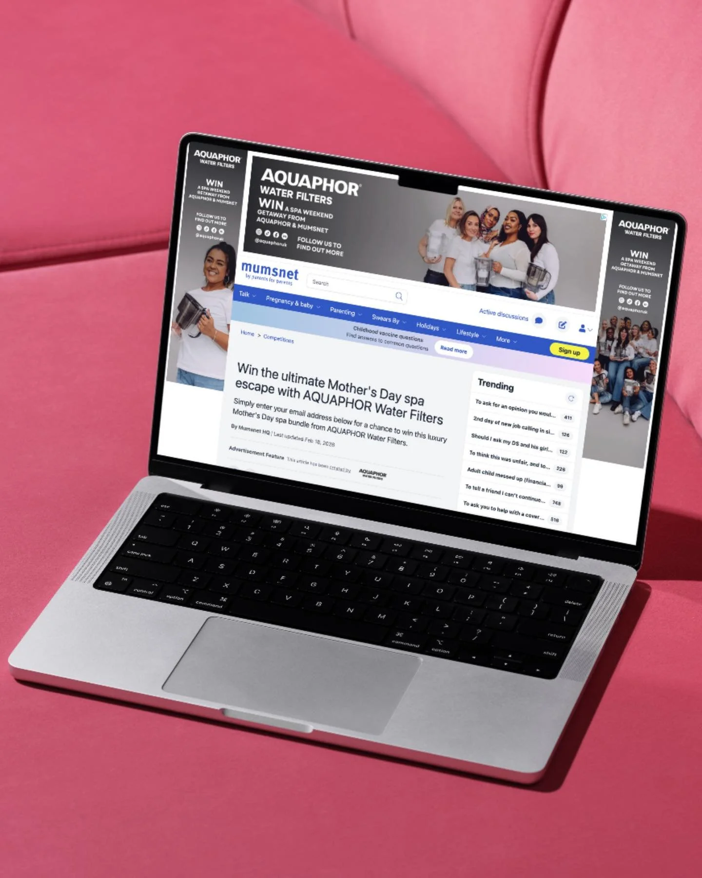 Where community meets performance.

Through @aquaphoruk&rsquo;s partnership with @mumsnet, we focused on creating ad content that felt true to the platform - led by real mums, real routines, and real insight.

Designed to engage, built to perform.