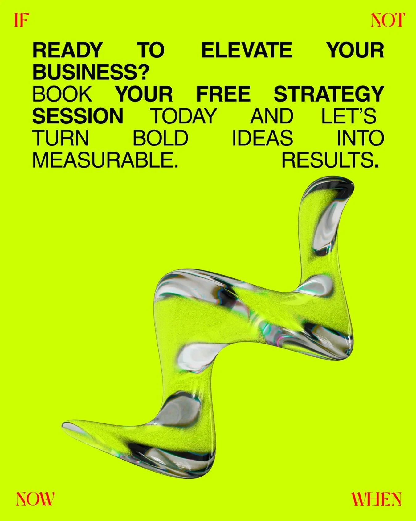 Let&rsquo;s make big things happen! 

Book a free strategy session with us and we can help guide your net chapter of marketing developing a clear path forward for your brand.

Slide into our DMs to claim your free strategy session - we can&rsquo;t wa