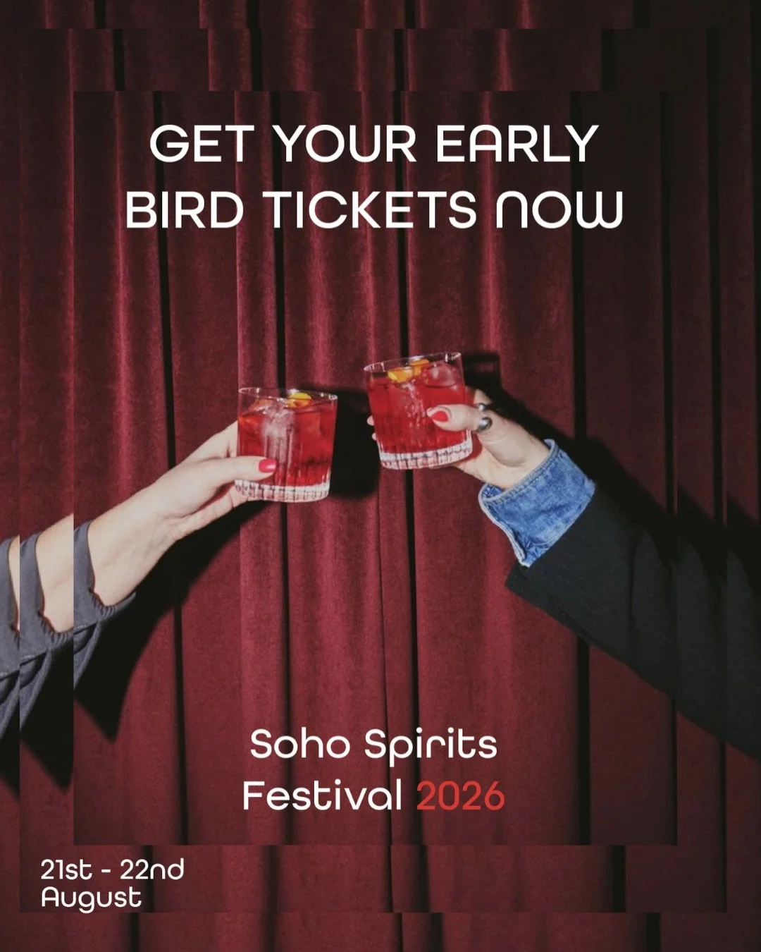 Client spotlight: @soho.spiritsfestival 

Two days celebrating spirits, creativity, culture - and good vibes! It&rsquo;s all bigger and better this year.

We are continuing to help bring Soho Spirits Festival to life with a full-scale strategy across