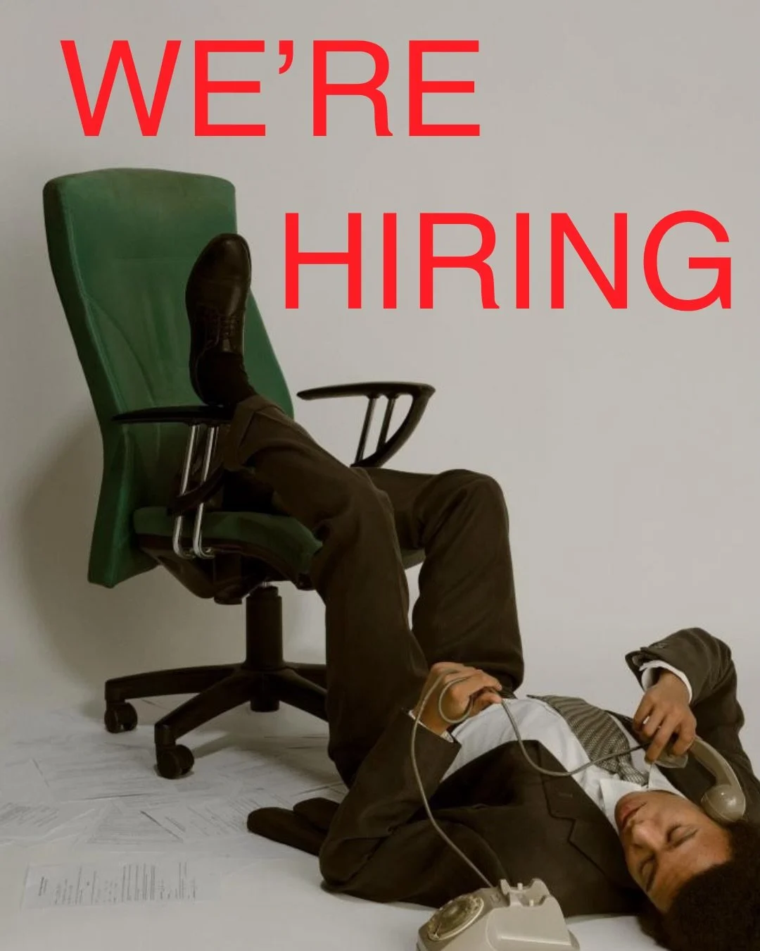 WE&rsquo;RE HIRING >>

Our team is growing, and we want you in it.

We&rsquo;re on the lookout for 4 brilliant people to join our collective of marketing specialists: 

Marketing / Account Manager
Marketing Executive
Head of Design
Marketing Gr