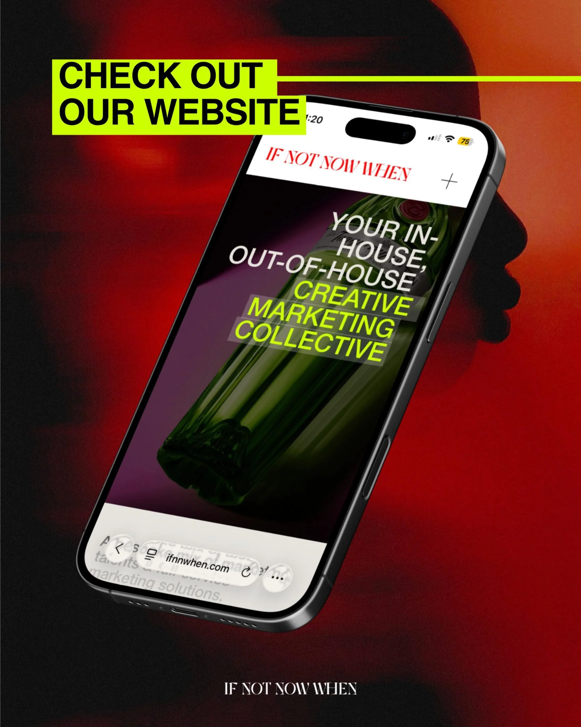A 360 marketing collective.

Campaigns, events, design, digital, and everything in between.

Find out more on our website.