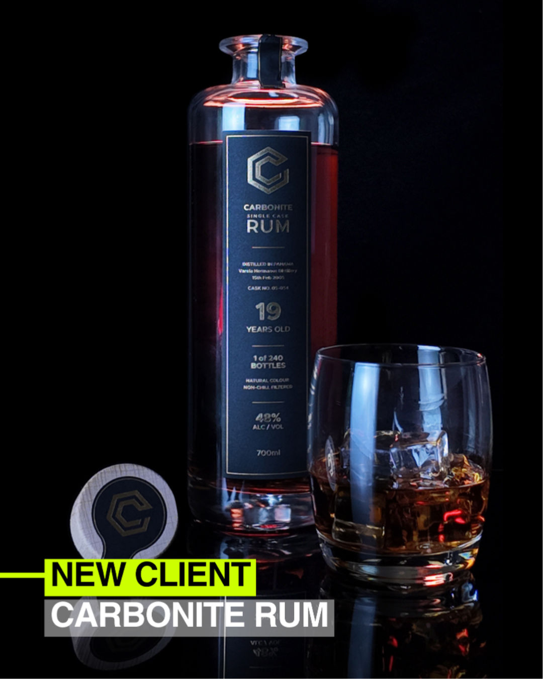 NEW CLIENT SPOTLIGHT > CARBONITE RUM