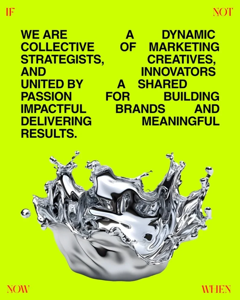 Marketing that is fuelled by purpose and ambition.

Ready to create your next groundbreaking campaign? Get in touch.
