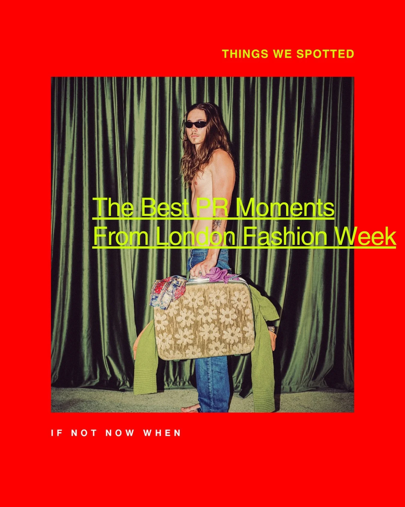 Marketing and PR activations we loved watching during London Fashion Week 2026:

@alexandermcqueen returning to the fashion week schedule for the first time in 25 years.

@mowalola collaboration with Jordan Brand, reworking the Air Jordan 14 into an 