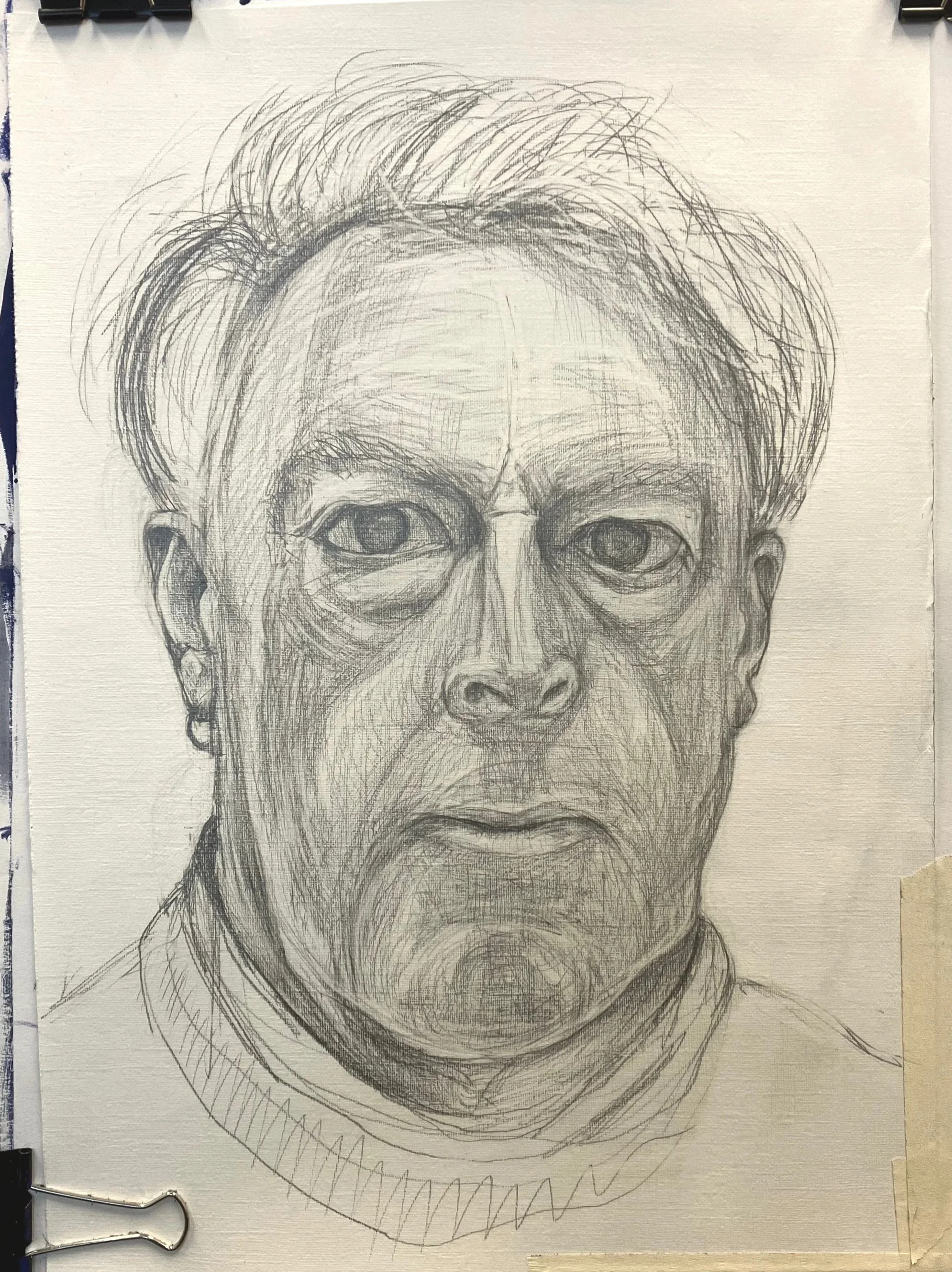 Pencil on Paper
Self Portrait 2025
430mm (H) x 310mm (W)