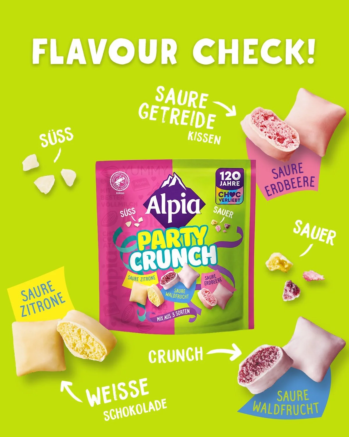 It's getting SOUR in here! 💚

#alpia #chocverliebt #neuesorte #partycrunch