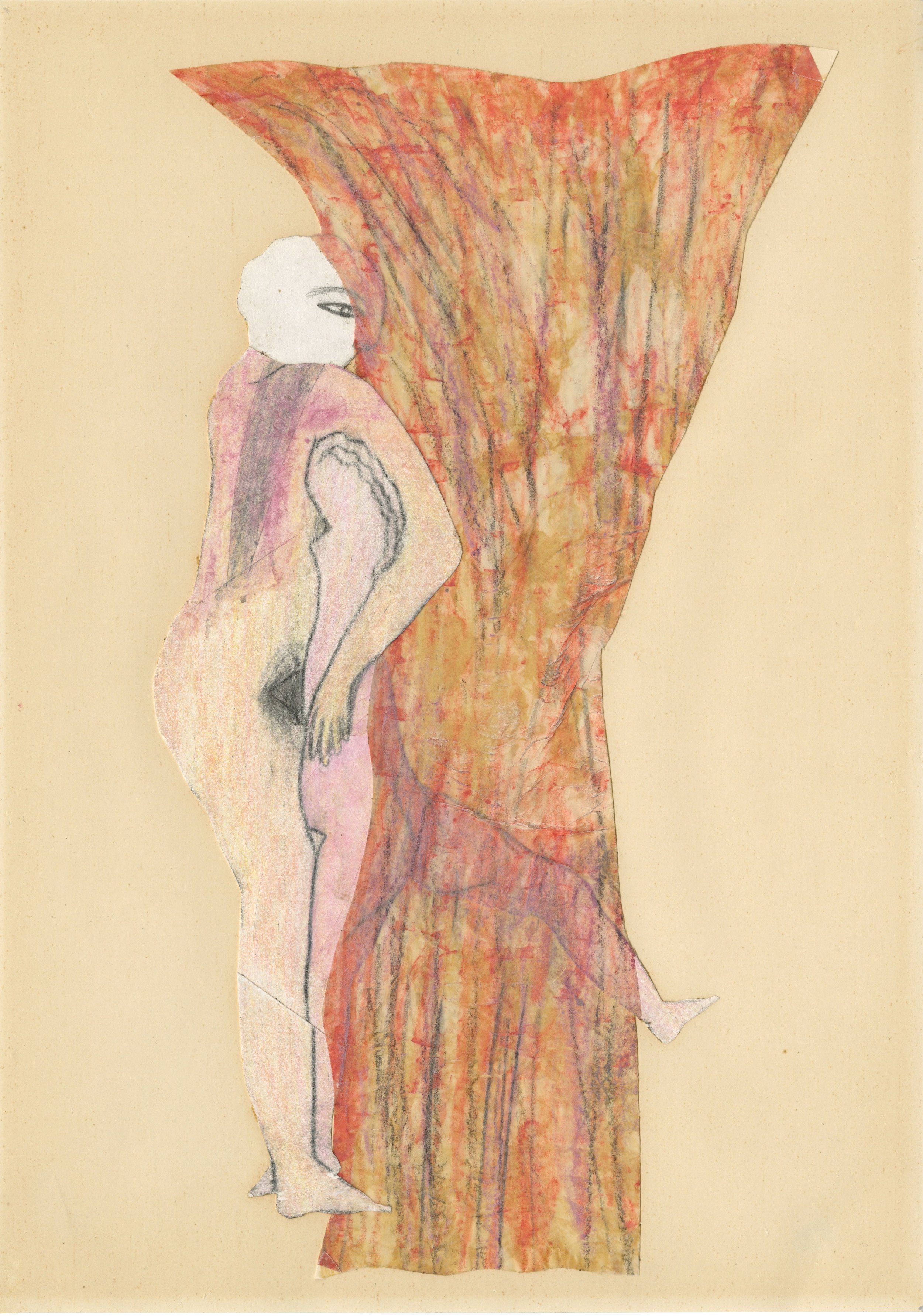 Zonder titel, 1987 | collage & gemengde techniek | 30 x 21.5 cm