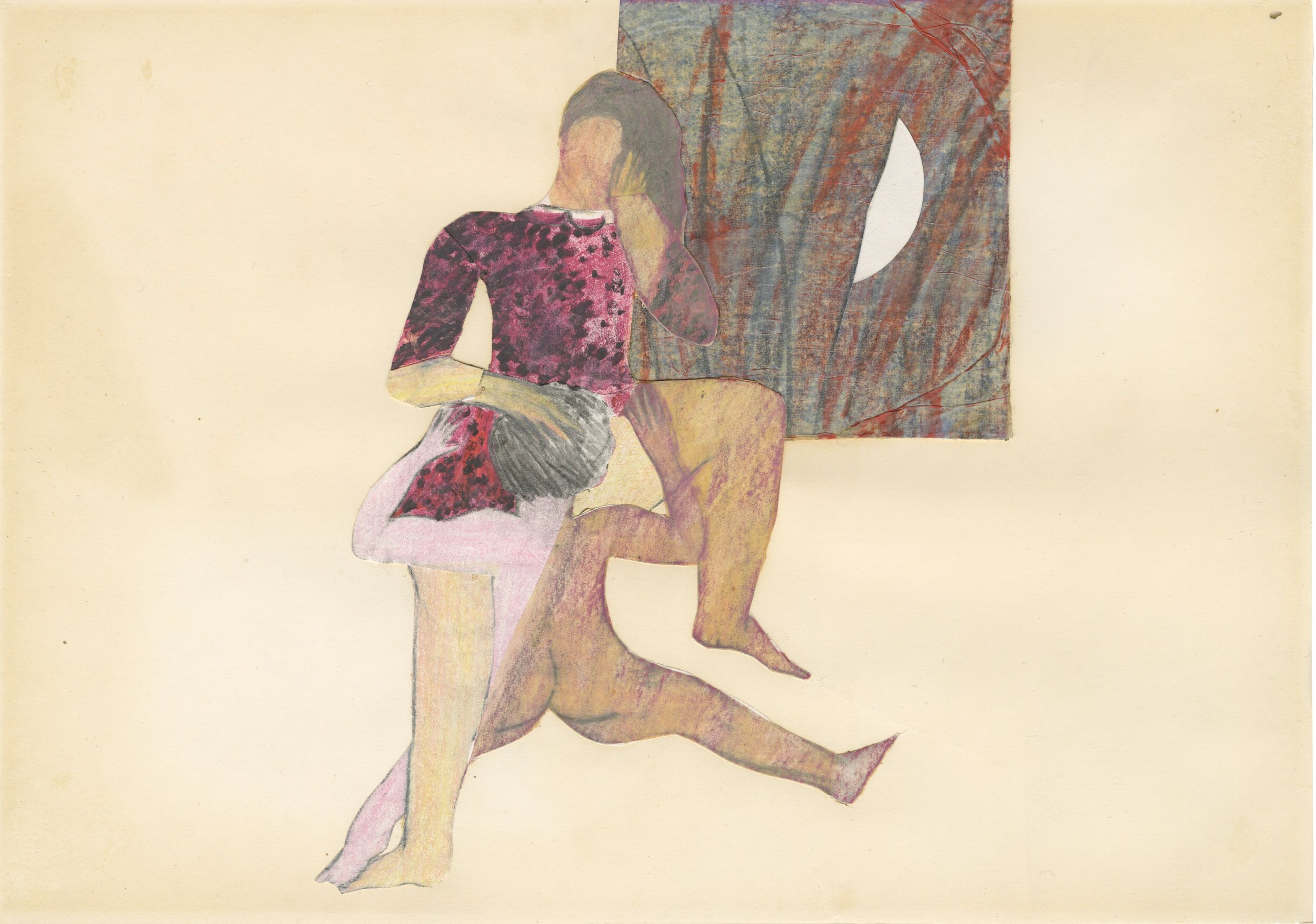 Zonder titel, 1987 | collage & gemengde techniek | 21.5 x 30 cm