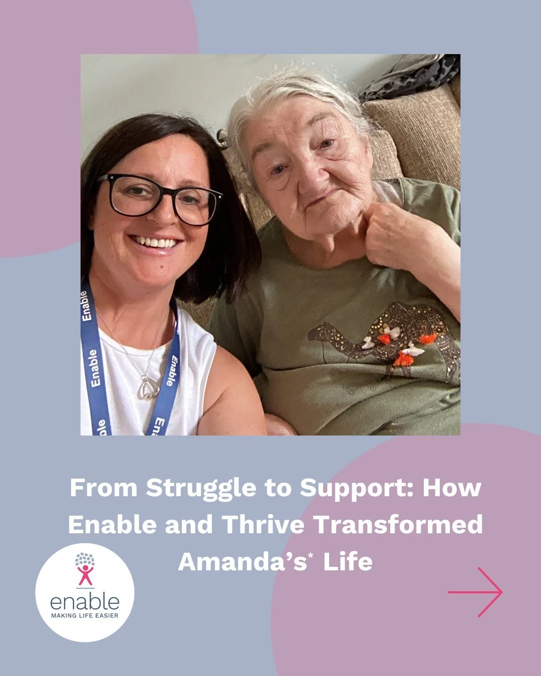 🌟 A fresh start is possible 🌟
Amanda&rsquo;s* home was once unsafe and overwhelming. Today, it&rsquo;s calm, clean, and filled with care. At Enable and Thrive, we believe everyone deserves dignity, safety, and support. 💜

📞 Needing support? Call 