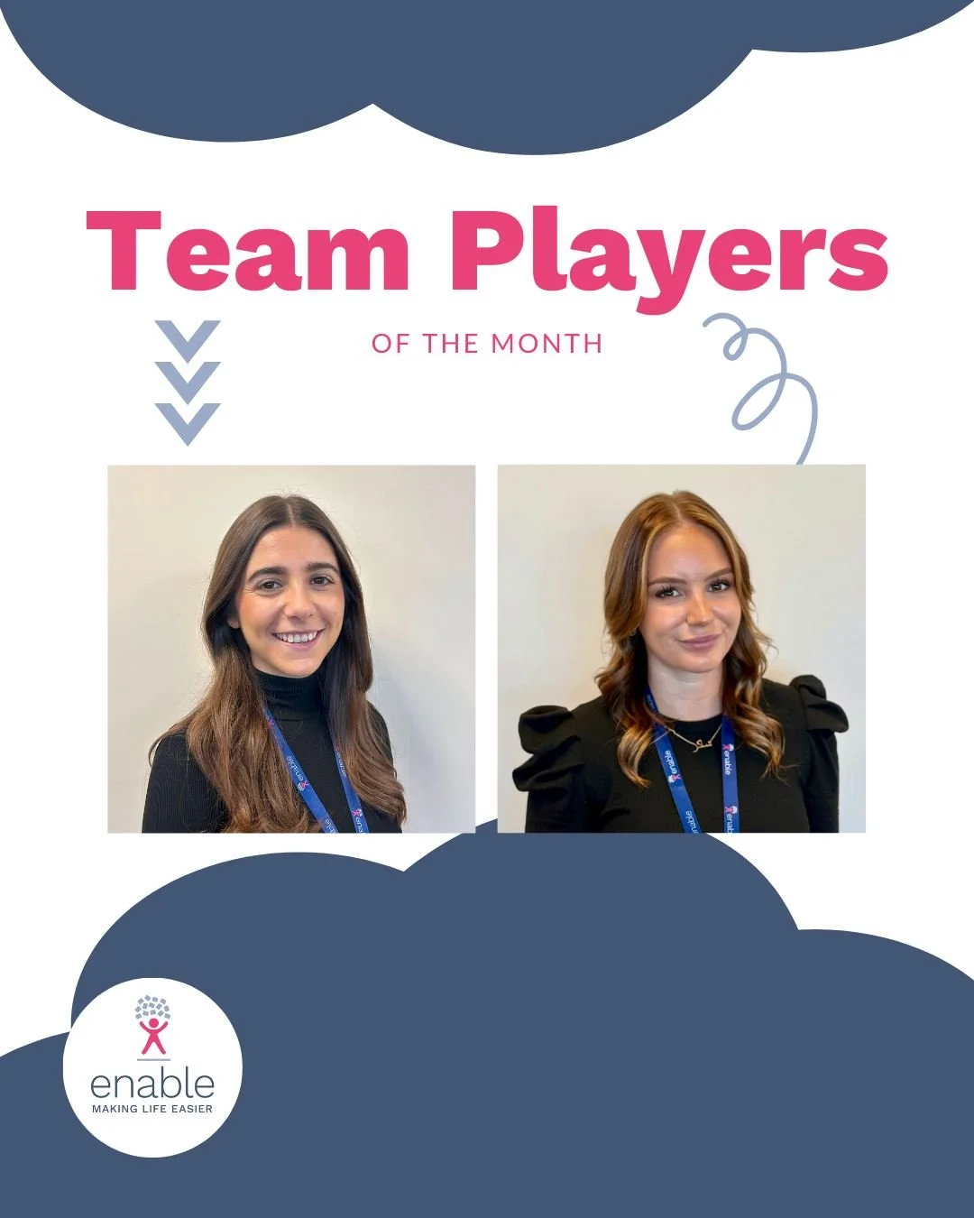 🌟 Our Team Players of the Month: Claudia &amp; Holly! 🌟
A huge thank‑you to both of you - your hard work, dedication, and positivity over the past month have truly shone, and your team couldn&rsquo;t appreciate you more! 💛✨

⭐ Holly
Your colleague