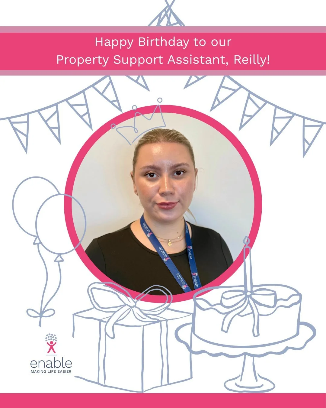 🎉 Happy Birthday, Reilly! 🎉
Wishing our Property Support Assistant a fantastic day filled with lots of fun and celebrations. Thank you for all the hard work, dedication, and positivity you bring to the team, we&rsquo;re so grateful for you! 🥳✨