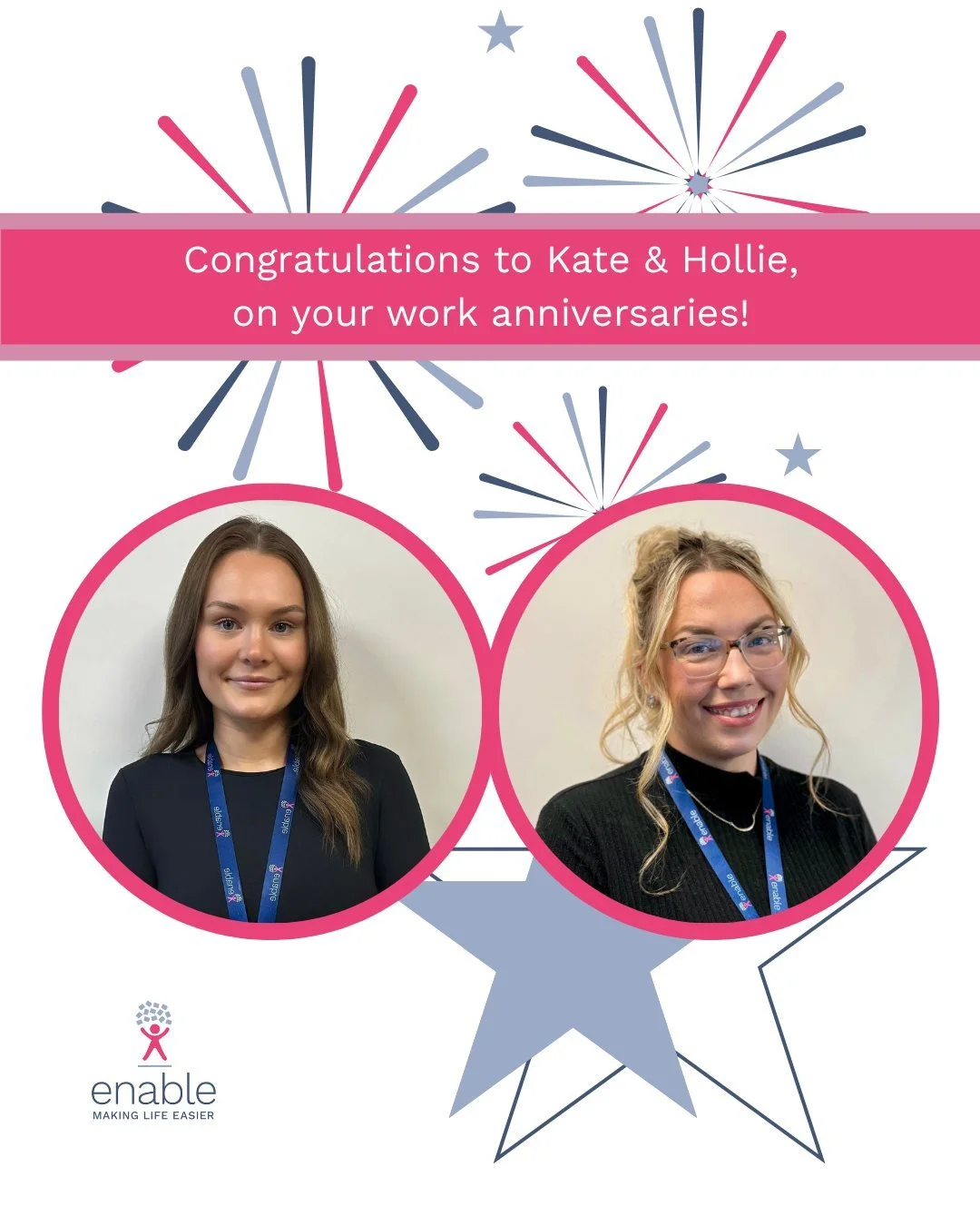 🎉 Celebrating Our Amazing Client Support Assistants! 🎉

This week, we&rsquo;re shining a spotlight on two incredible team members who bring so much heart, patience, and dedication to everything they do.

✨ Kate - 3 Years
✨ Hollie - 2 Years

From su