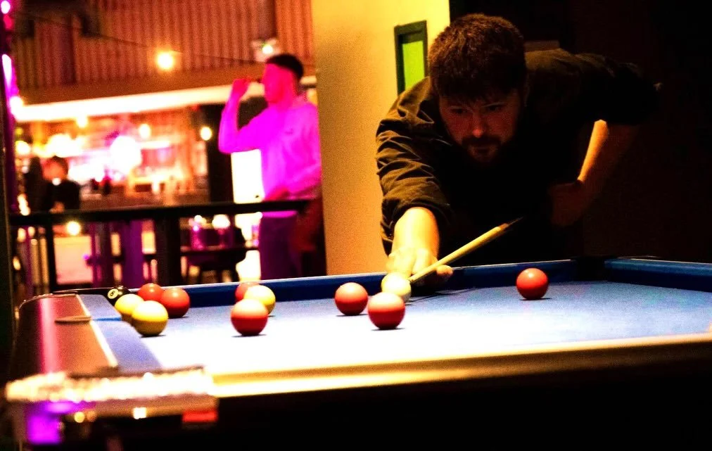 Enjoy our three American pool tables, all contactless and ready for walk-ins. No booking needed. 🎱

Looking for a guaranteed game? Our English pool table is available to book by the hour so you won&rsquo;t miss out. (Book via our website)

#pooltabl