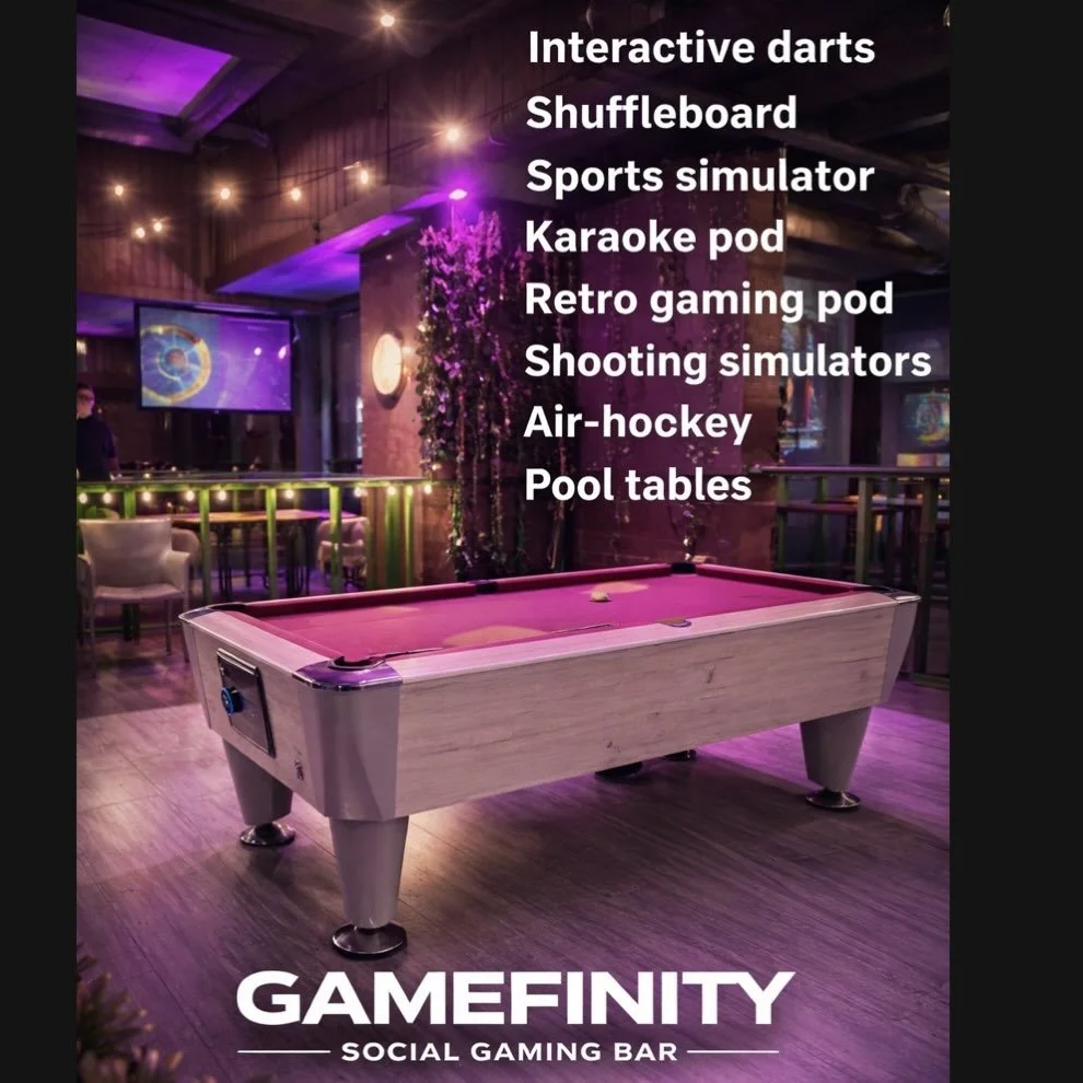 Looking for a venue for a work social or team building event?

No pressure to book the whole place. We have a smaller area that you can private hire, or just book out a few activities of your choice. 

No awkward minimum spends - just a night that wo