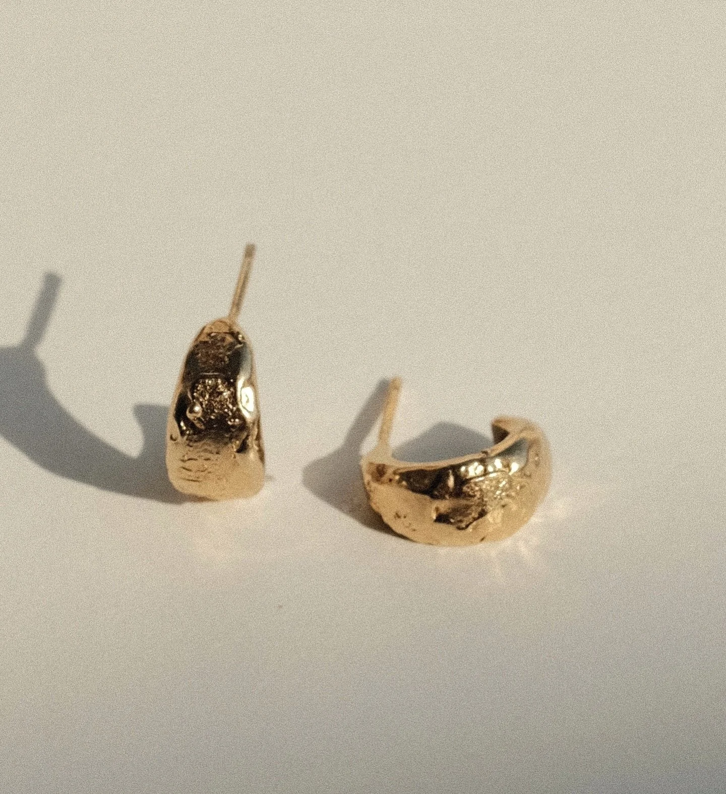 perfectly imperfect hoops at golden hour ✨

Available in made to order collection