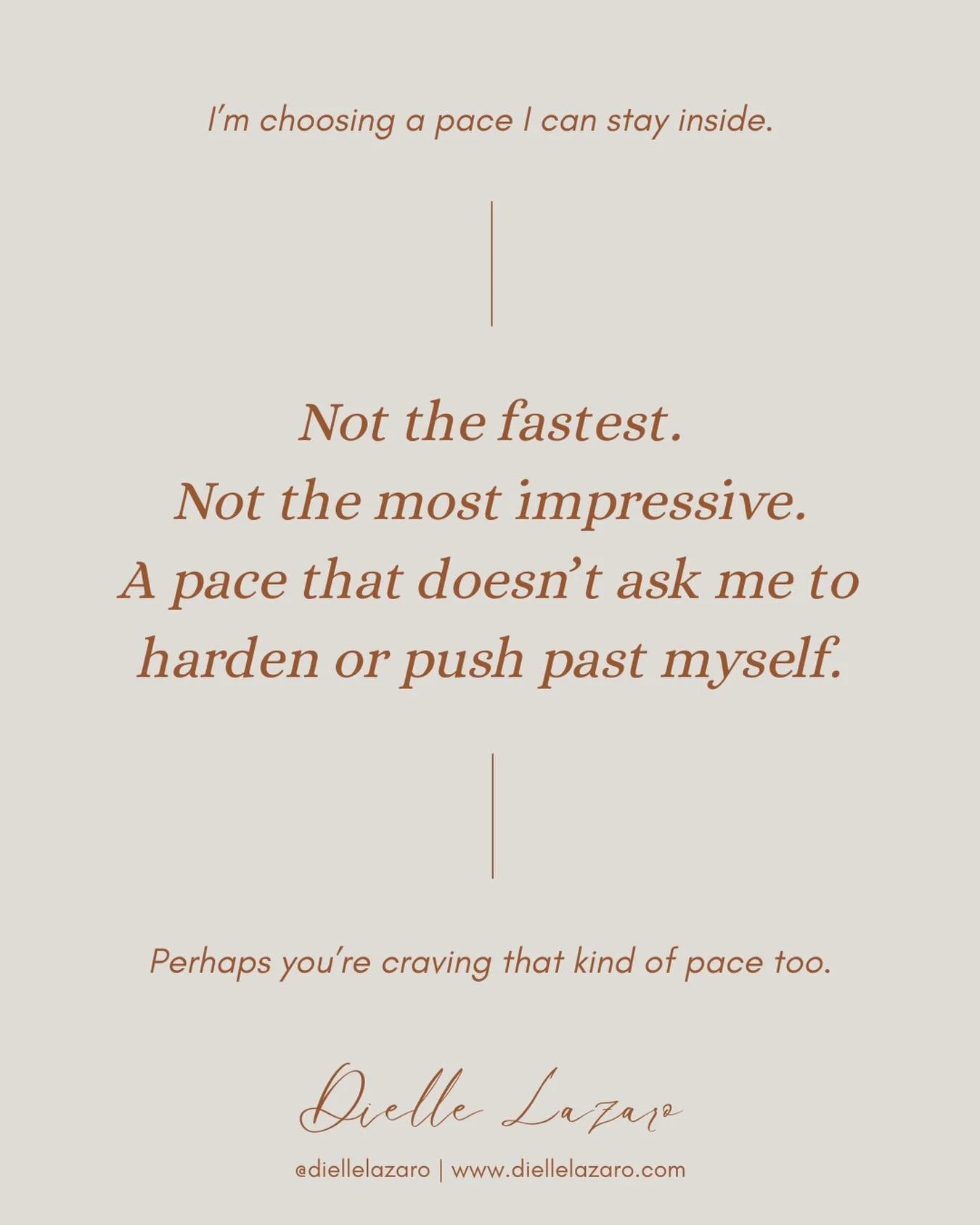 I&rsquo;m choosing a pace I can stay inside.

Not the fastest one.
Not the most impressive one.
The one that doesn&rsquo;t ask me to harden or push past myself.

Gentle doesn&rsquo;t mean disengaged.
It means listening.
It means building something I 