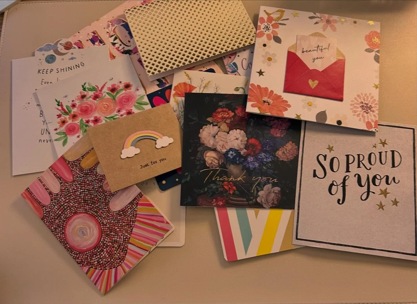There&rsquo;s something so special about handwritten words. 

I&rsquo;ve received a few cards over time... some from my lovely clients at the end of our work together, and some from beautiful humans in my corner cheering me on. 

And if I&rsquo;m hon