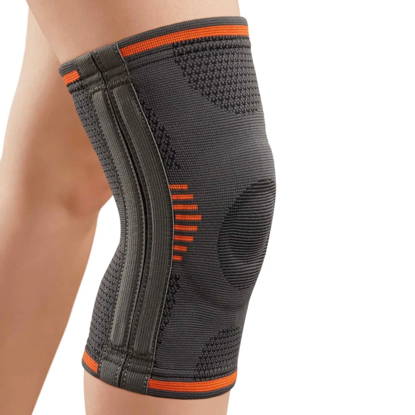 KNEE SUPPORT ELASTIC WITH STABILISERS