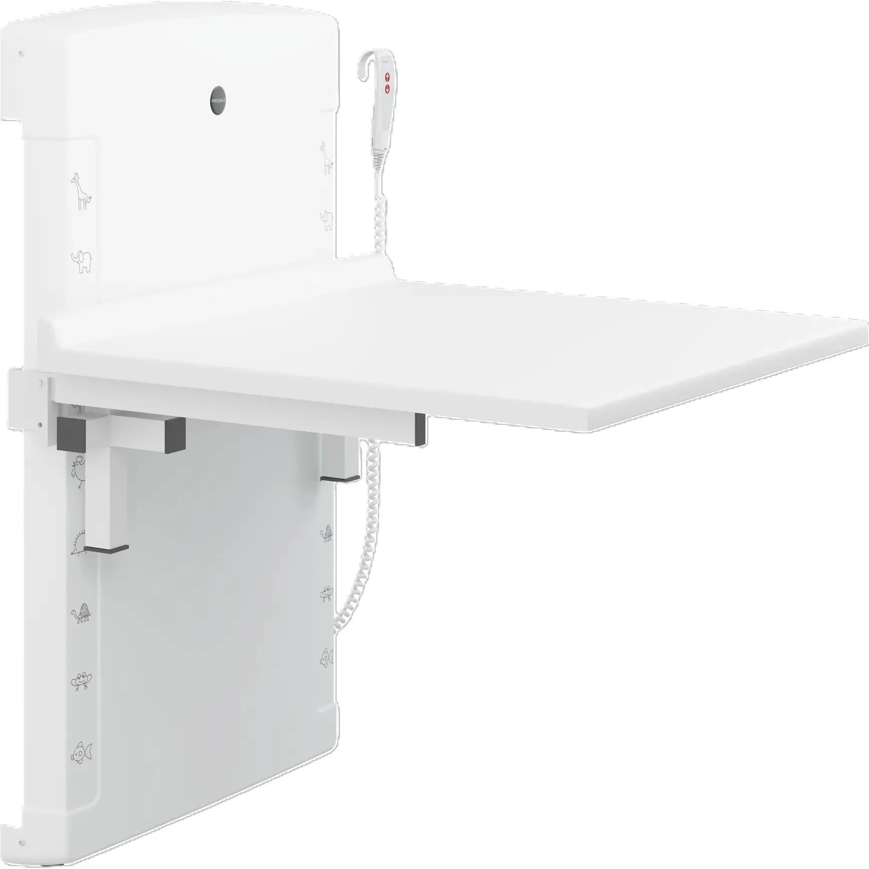 CHANGING TABLE WALL MOUNTED (MAX 75KGS)