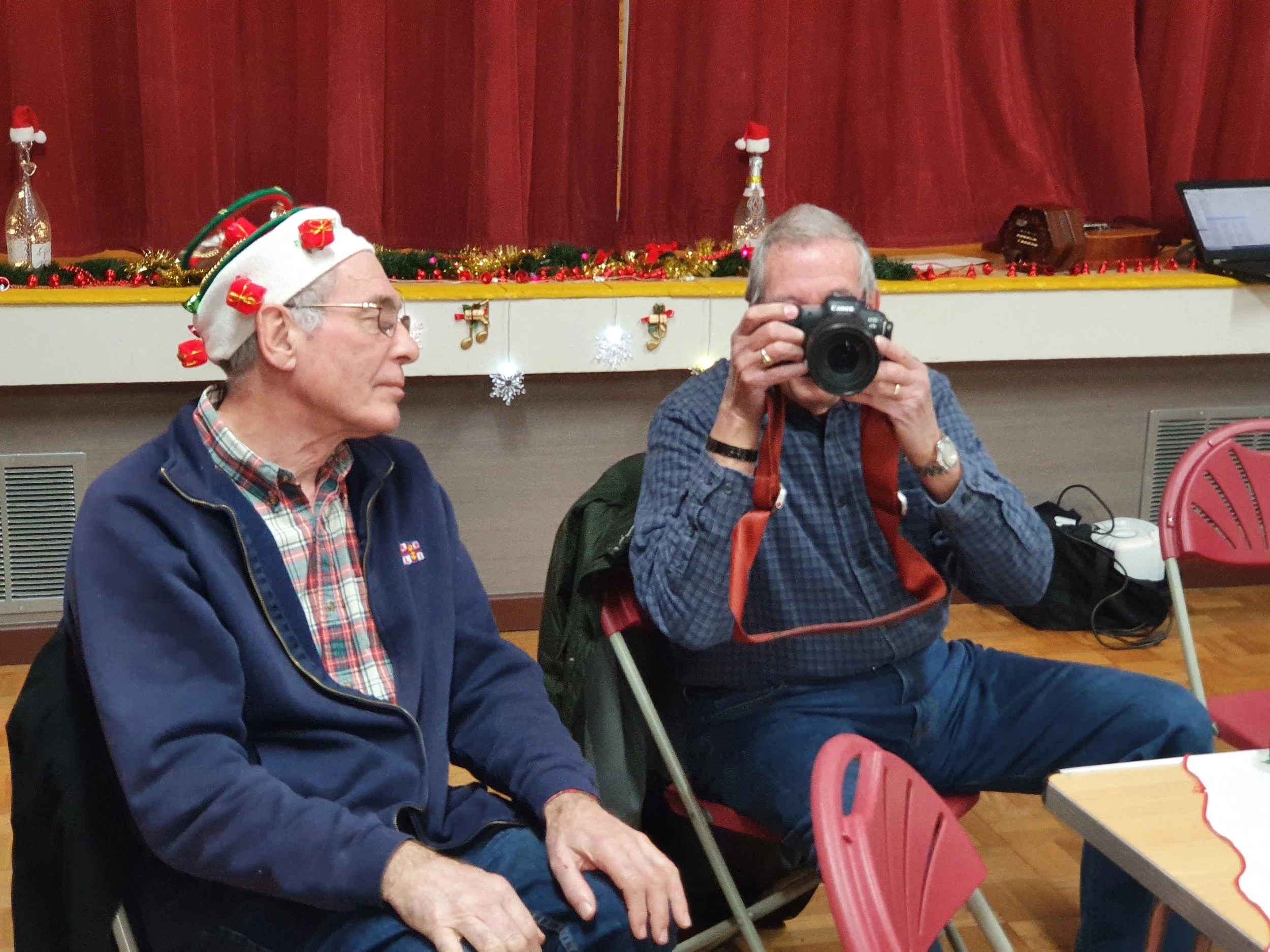 Caught taking picture!
