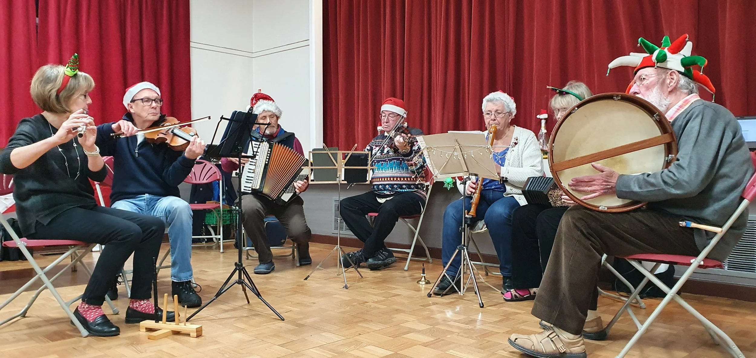 Christmas Band at Ibsley