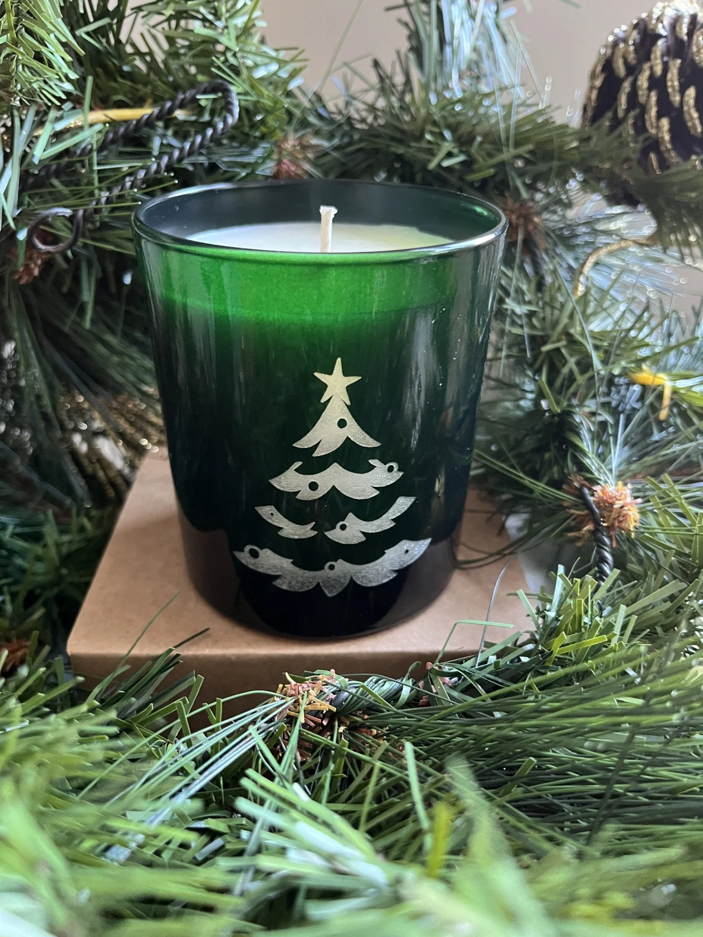 Christmas Pine Scented Candle