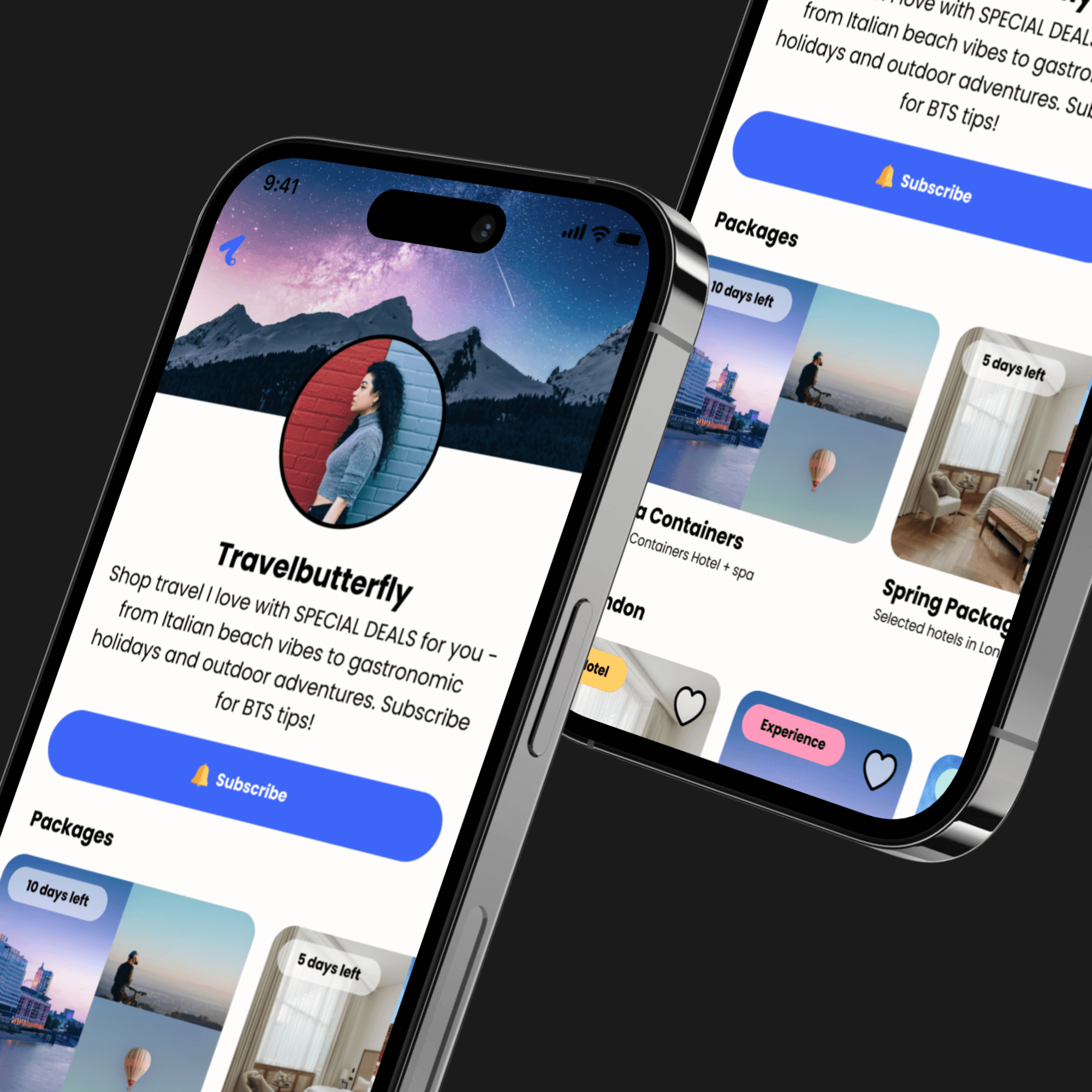 Shopfronts for Travel Creators