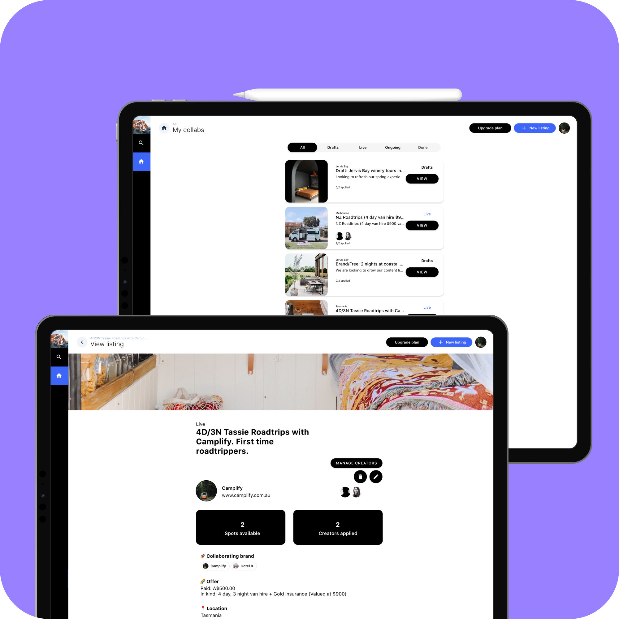 Brand-Creator Collaboration Platform