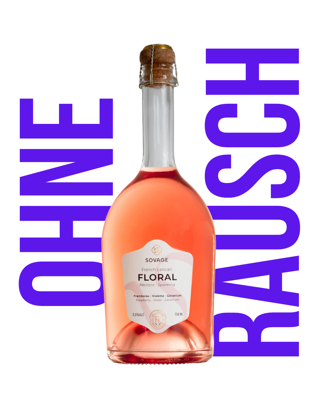 Sovage French Cancan Himbeere, Veilchen BIO 💚 - 750ml