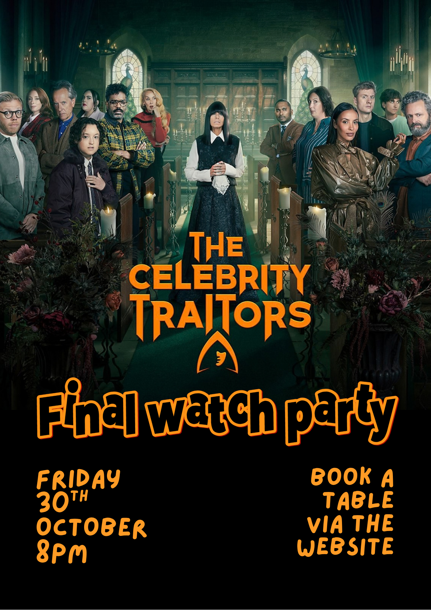 Traitiors final viewing party