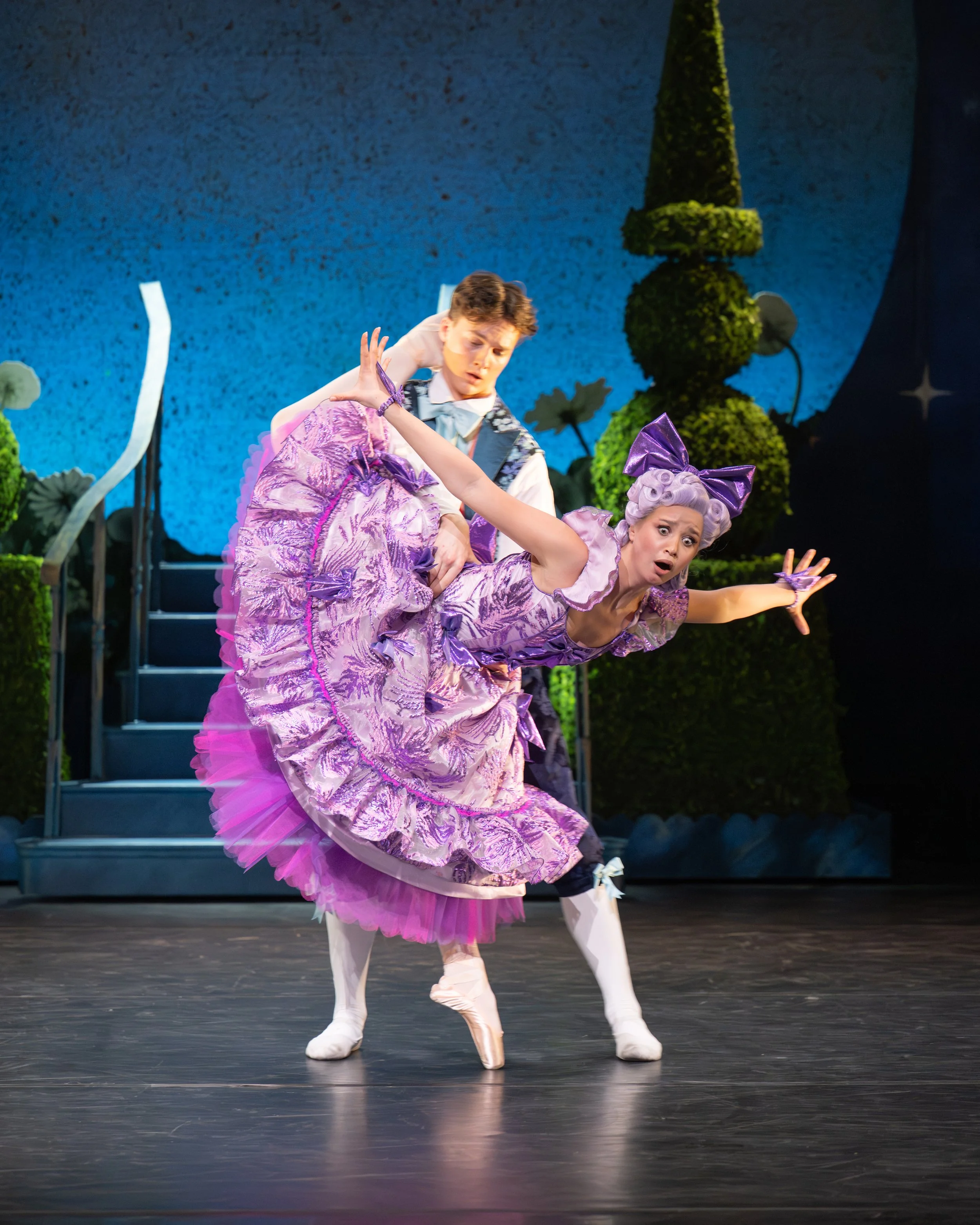 Rocco Strickland as Prince Rowan and Betsy Smith as Stepsister 1 in My First Ballet Cinderella © Photography by ASH.jpg