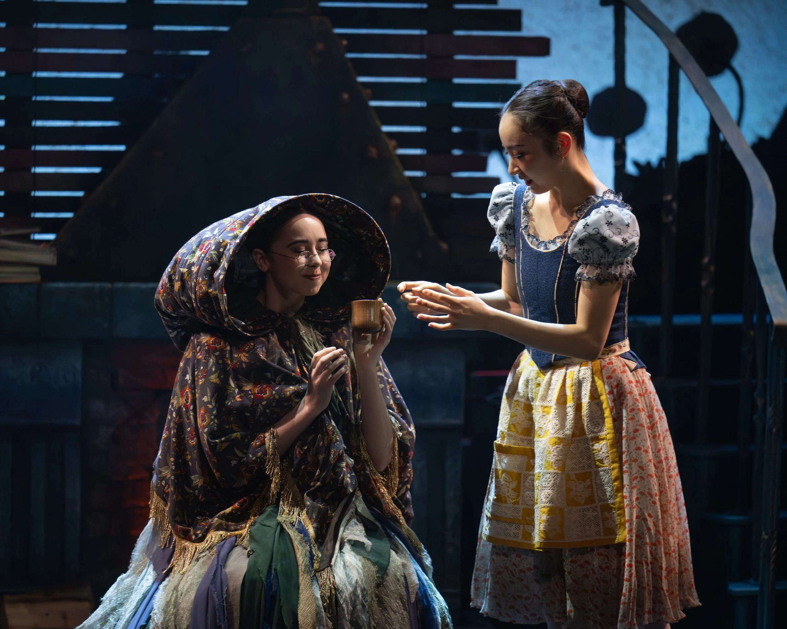 Haru Yokoo as Cinderella and Olivia Moulsdale as Fairy Godmother in My First Ballet Cinderella © Photography by ASH (3).jpg