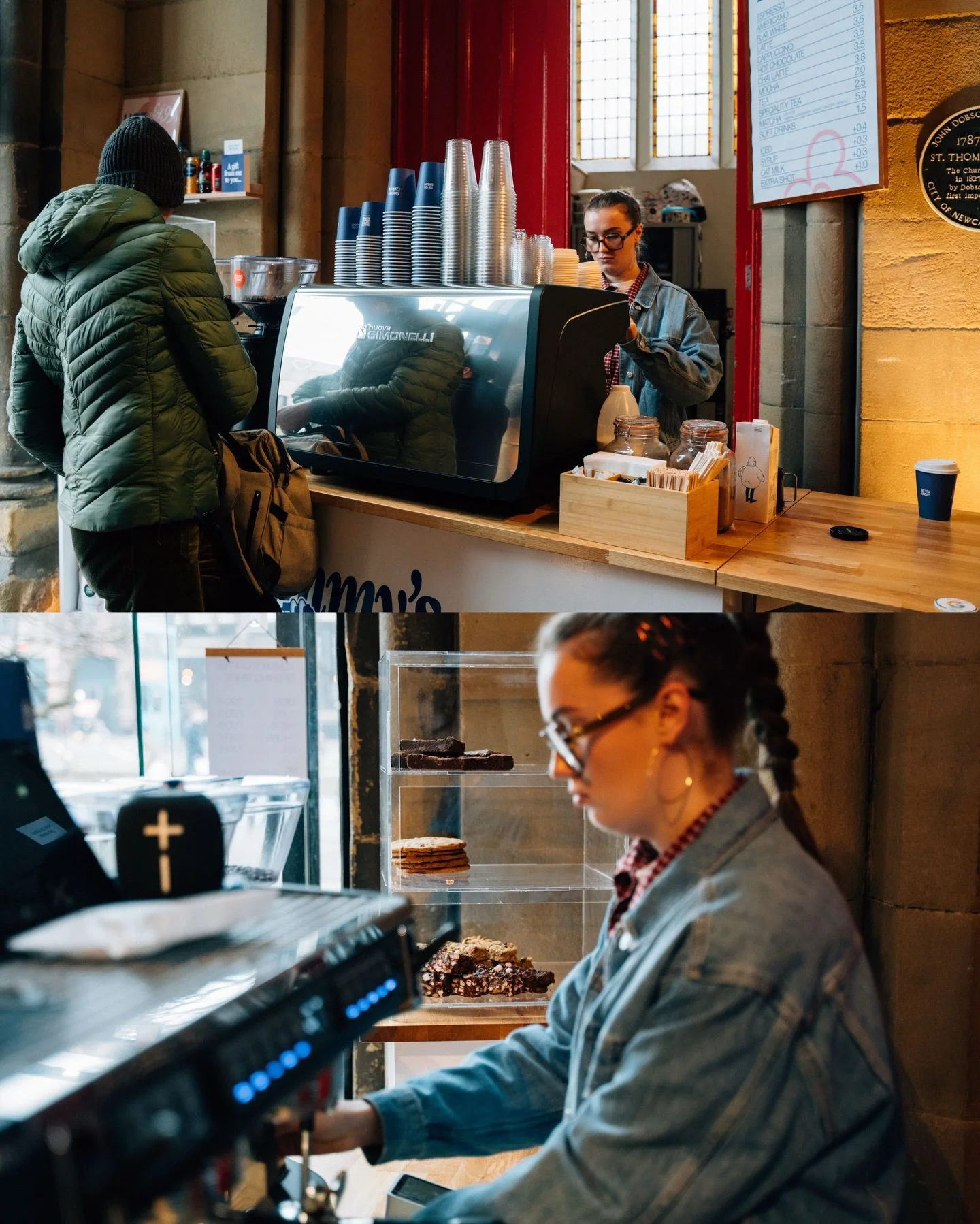 Here til 5, would love to see you for a coffee and a chat! ☕️⚡️

#coffeeshop #northeast #ne1 #specialtycoffee #churchcoffee