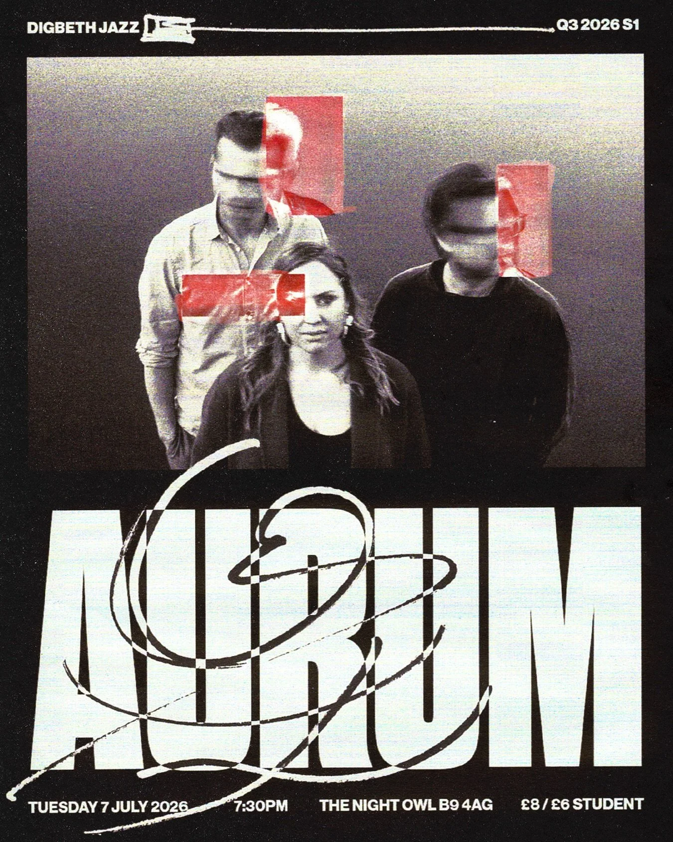 DIGBETH JAZZ Q3 2026 S1 : AURUM TRIO

7 JULY 2026 7:30PM THE NIGHT OWL B9 4AG

AURUM TRIO, the new piano trio from pianist/composer Rebecca Nash features Danish bassist Henrik Jensen and British drummer Dave Smith. 
Rebecca Nash&rsquo;s new project, 
