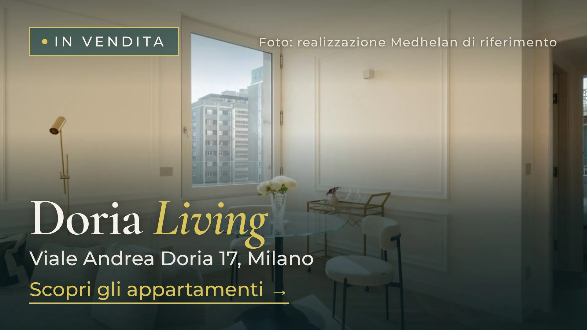 Doria Living — appartamenti in vendita in Viale Andrea Doria 17, Milano. Scopri gli appartamenti.