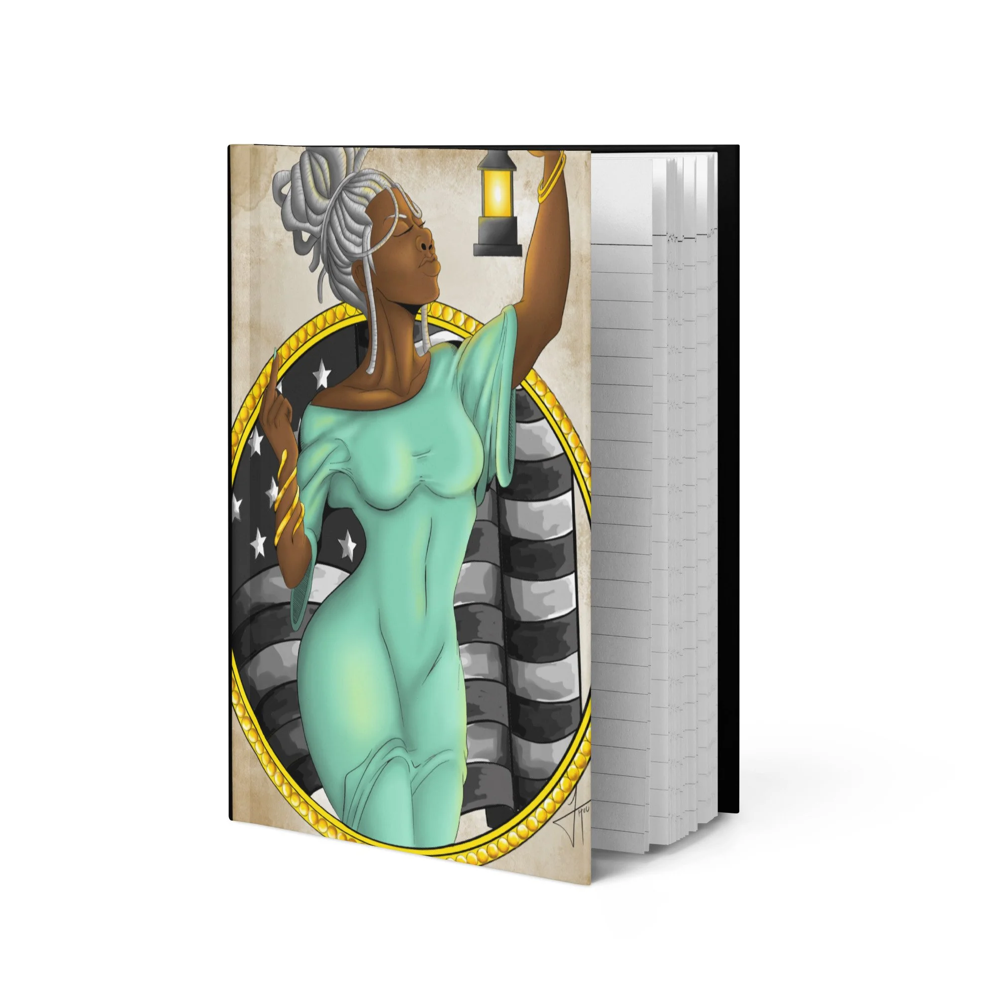 Lady Liberty Hardcover Journal