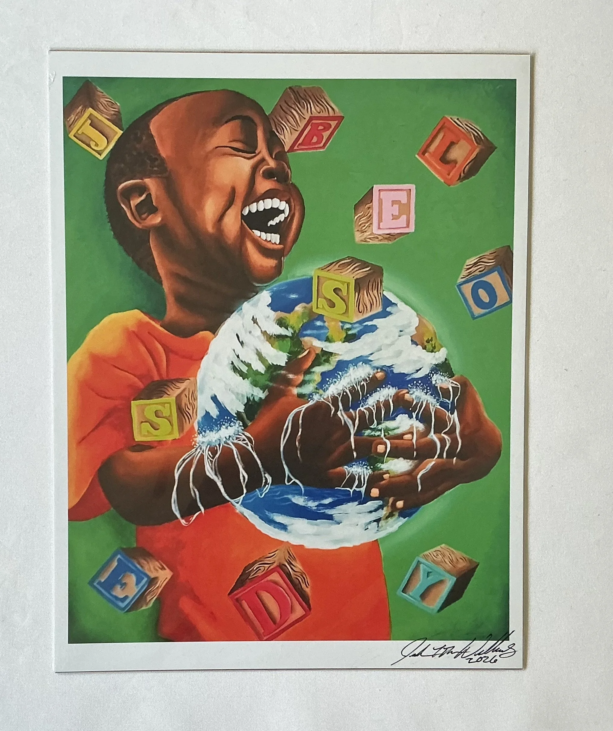 MY WORLD MY JOY PRINT