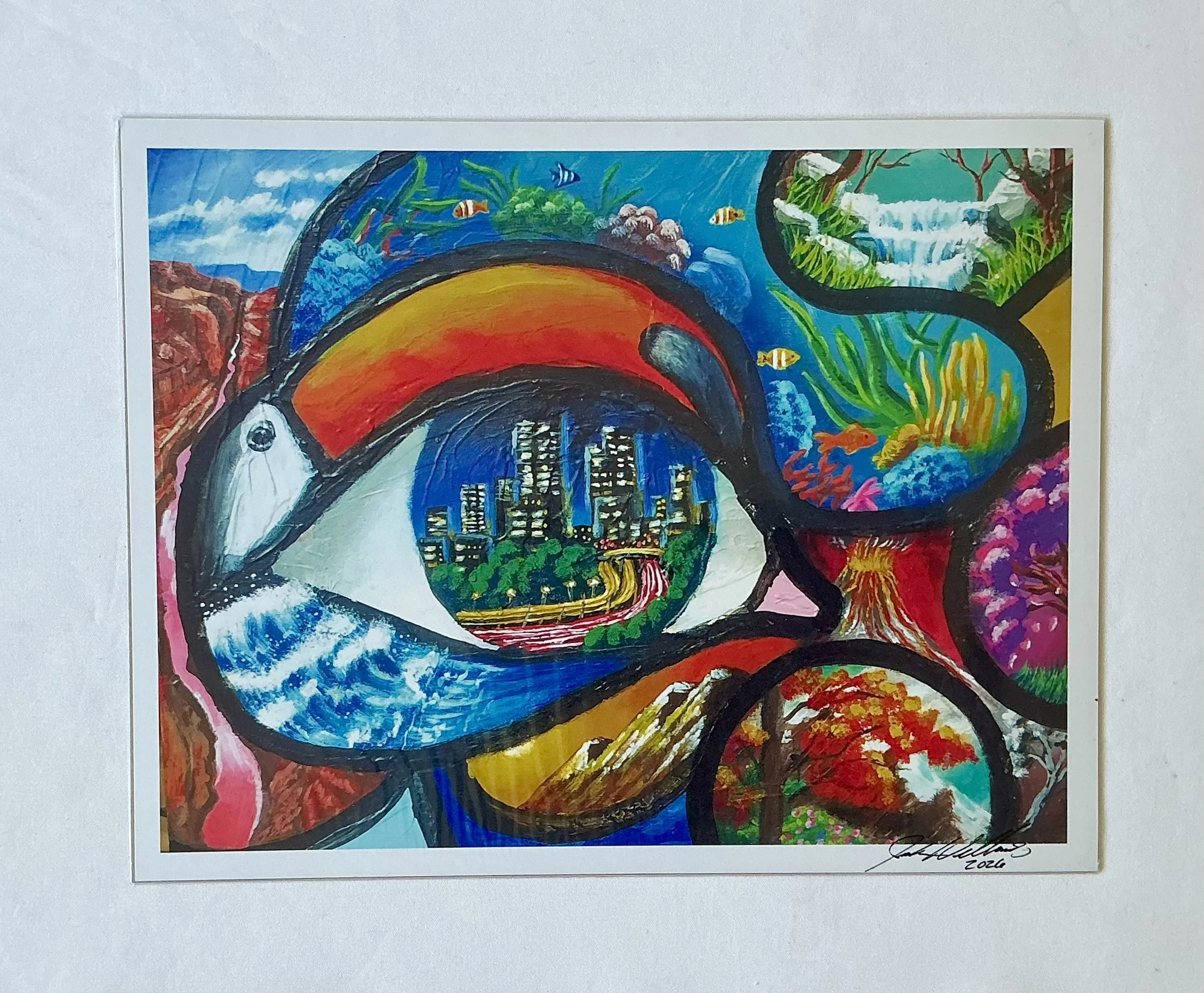 SAFE TRAVELS PRINT