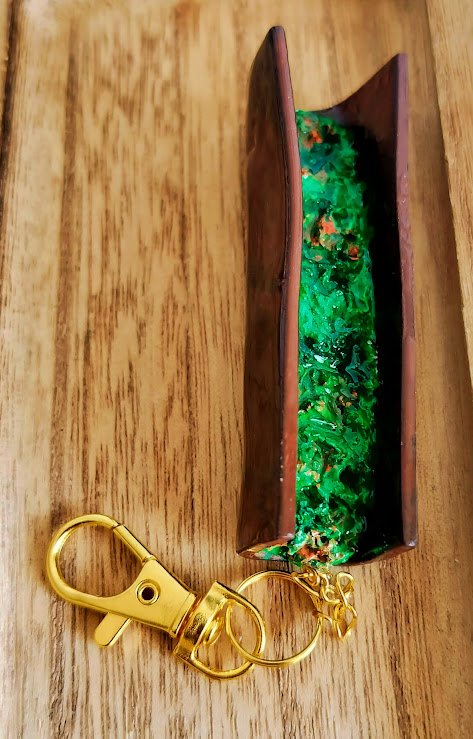 Stuffed Backwood Keychain
