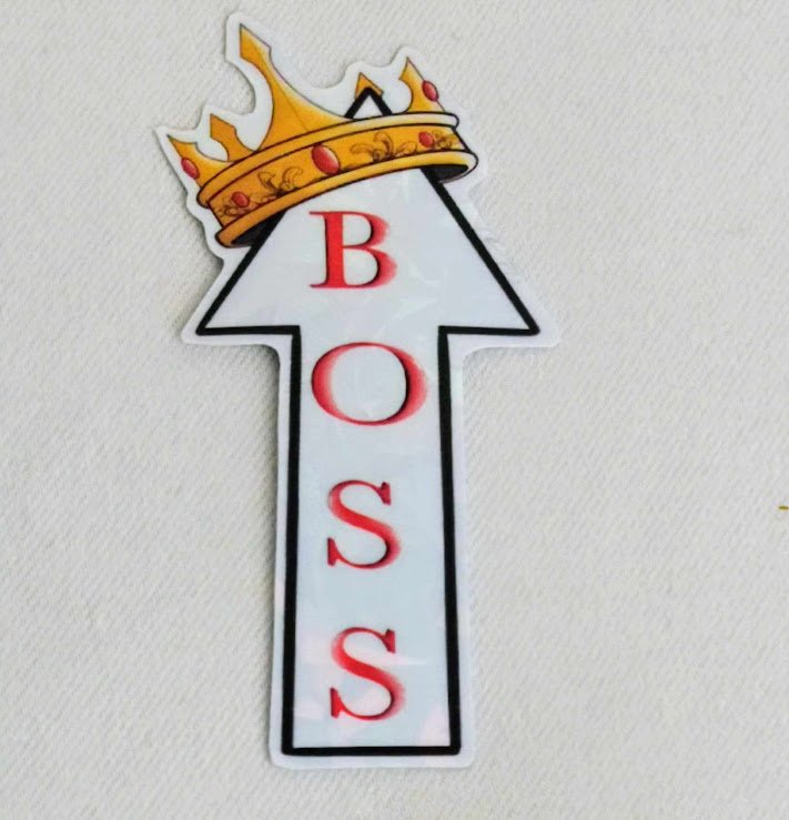 Boss Up Sticker