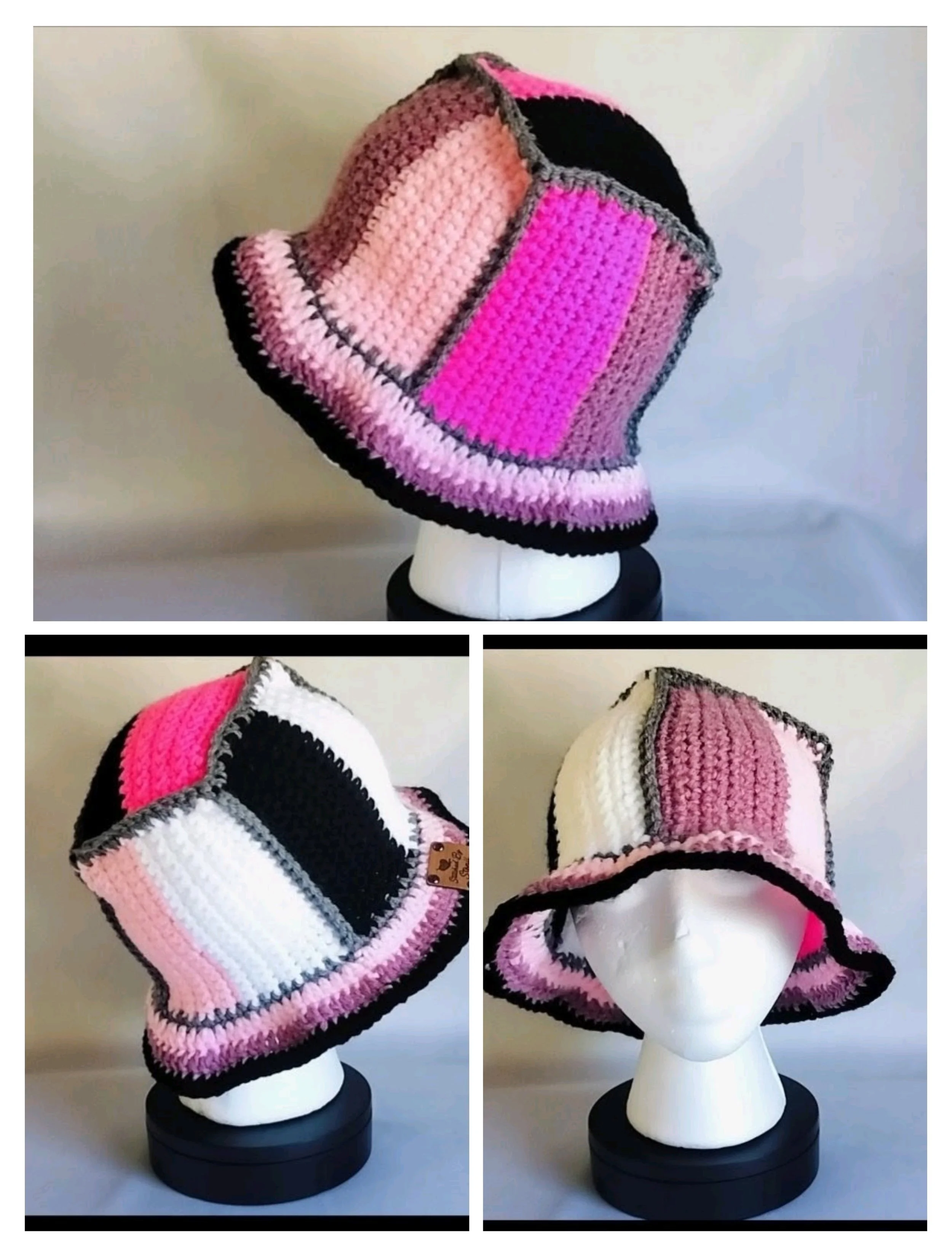 Block Party Bucket Hat - Pink In Pink
