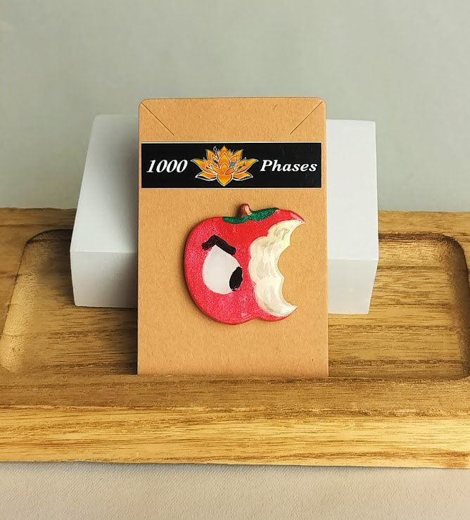 Bitten Apple Pin